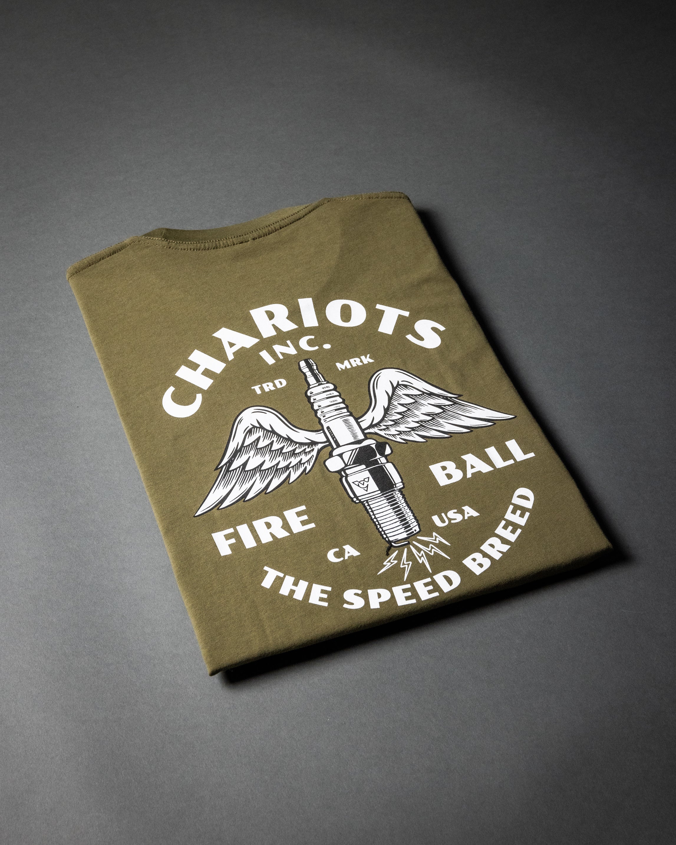 FIREBALL TEE (Military Green)