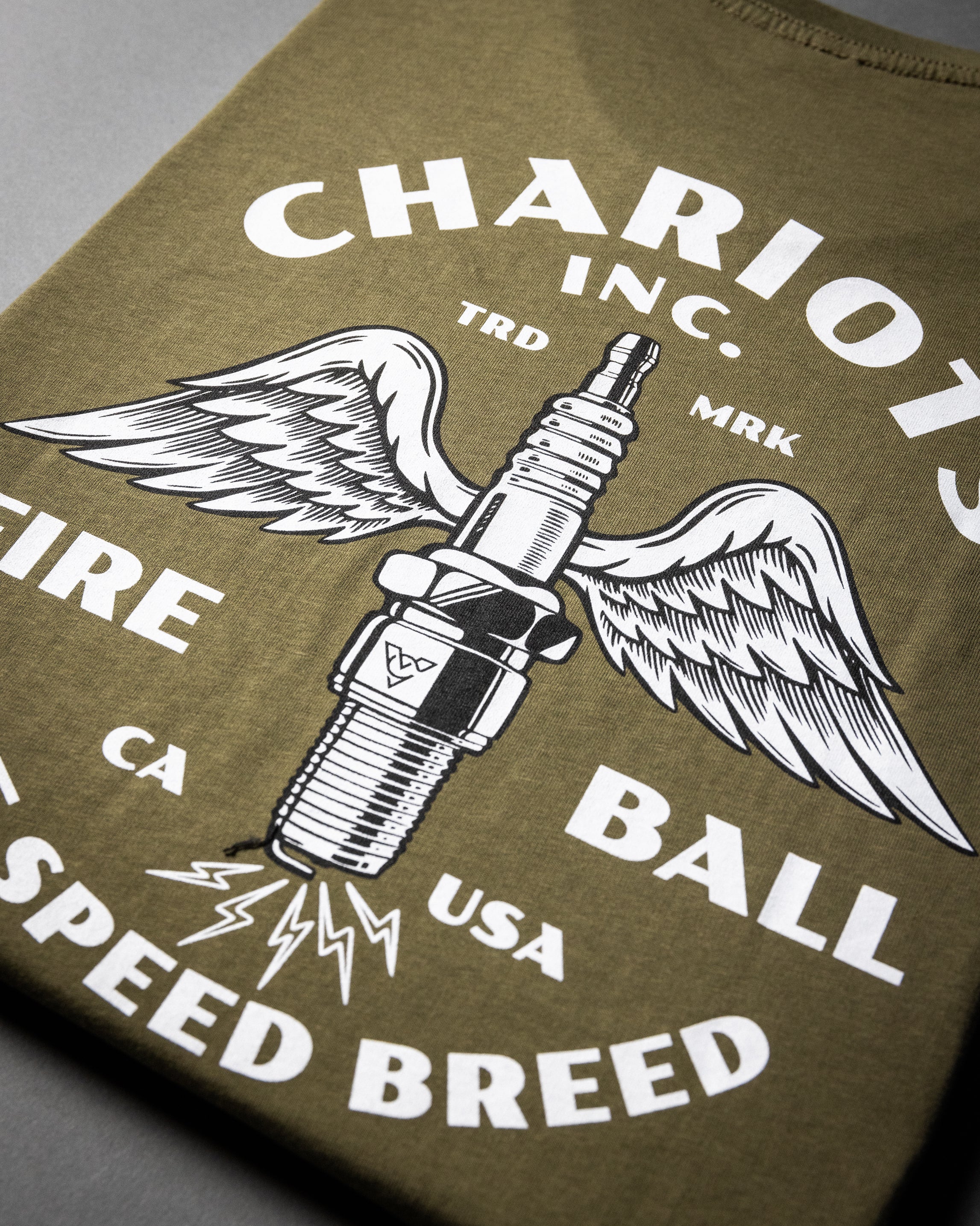 FIREBALL TEE (Military Green)