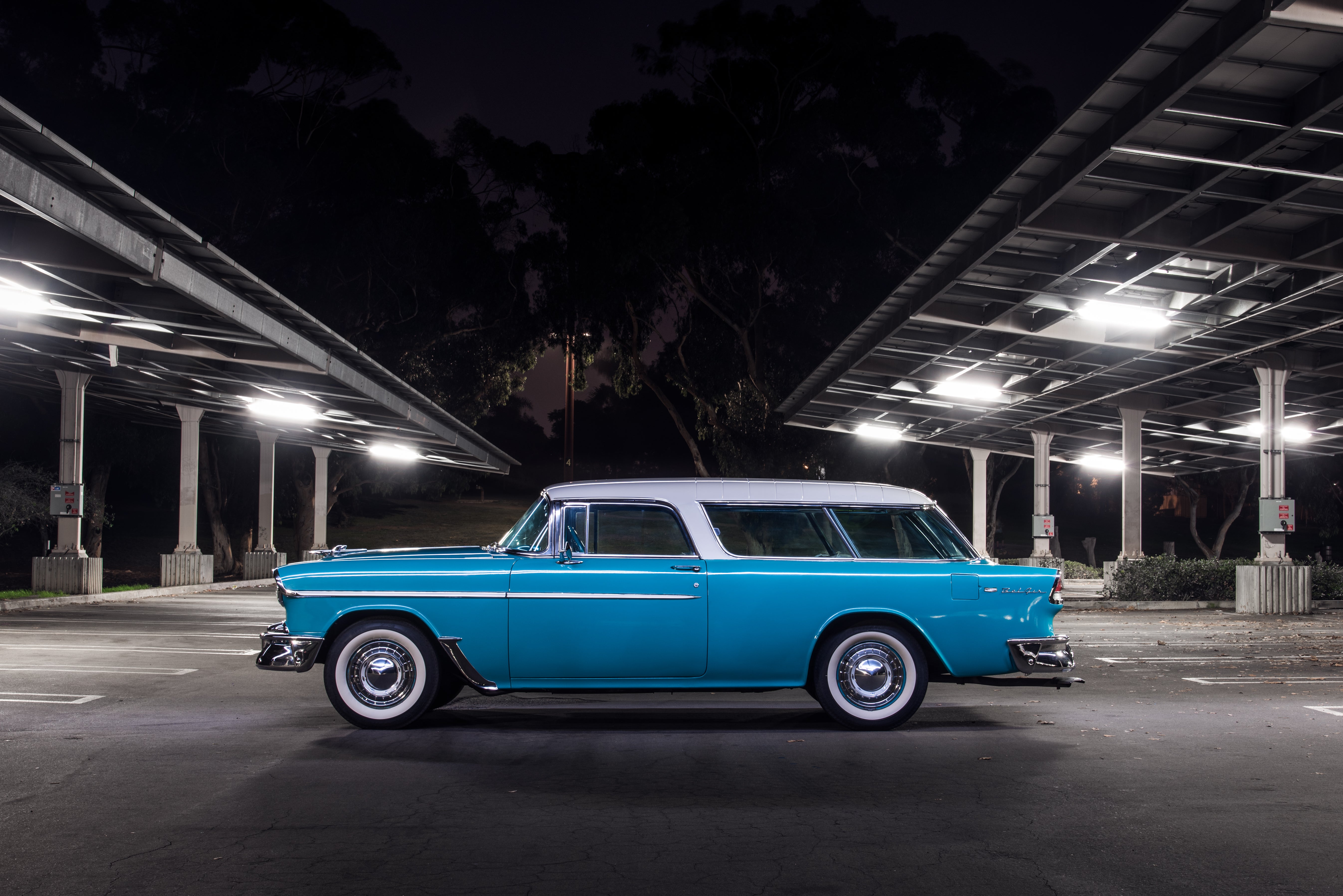 1955 Chevrolet Nomad Side Profile FINE ART PRINT