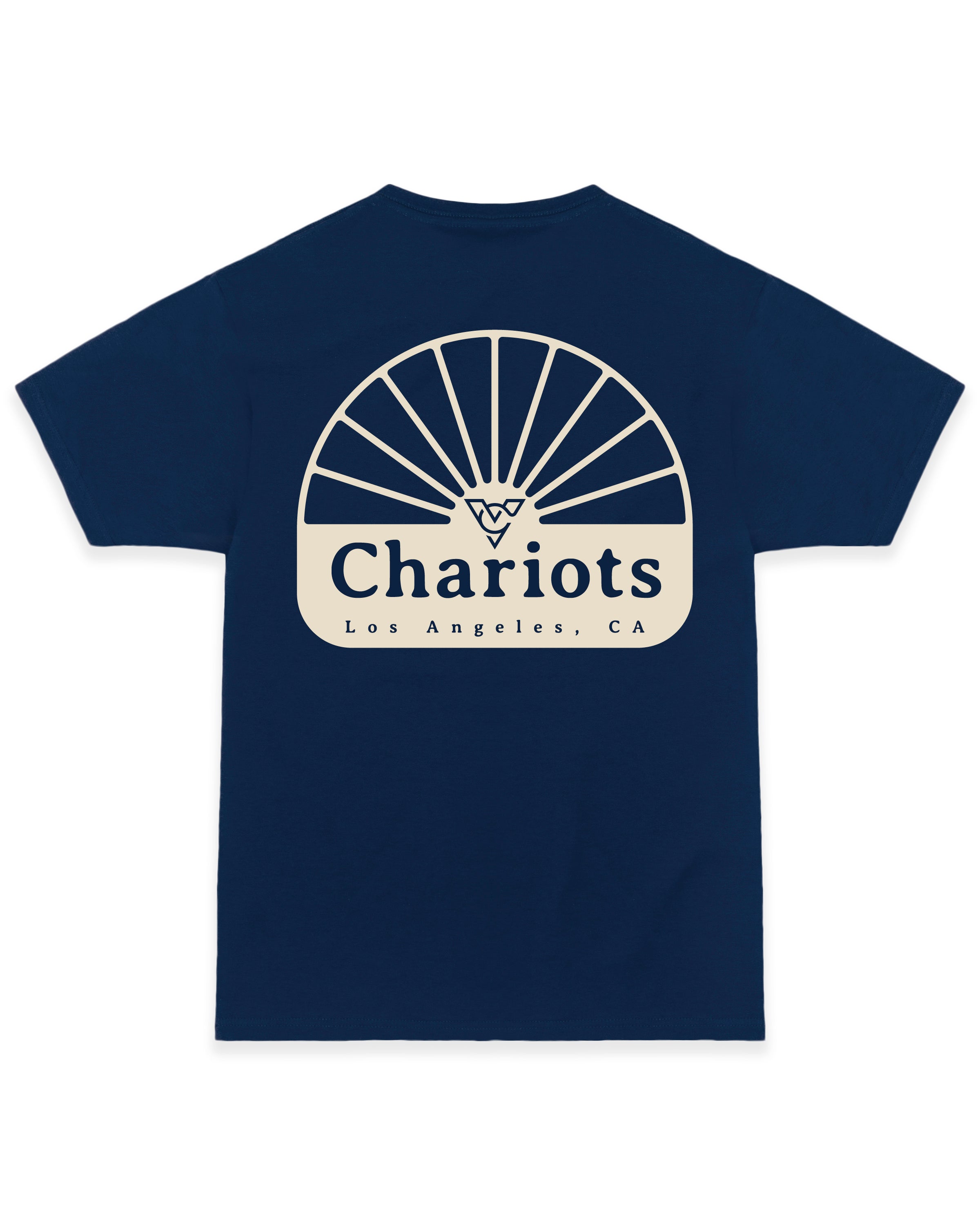 CHARIOT WHEEL POCKET TEE (Navy Blazer)