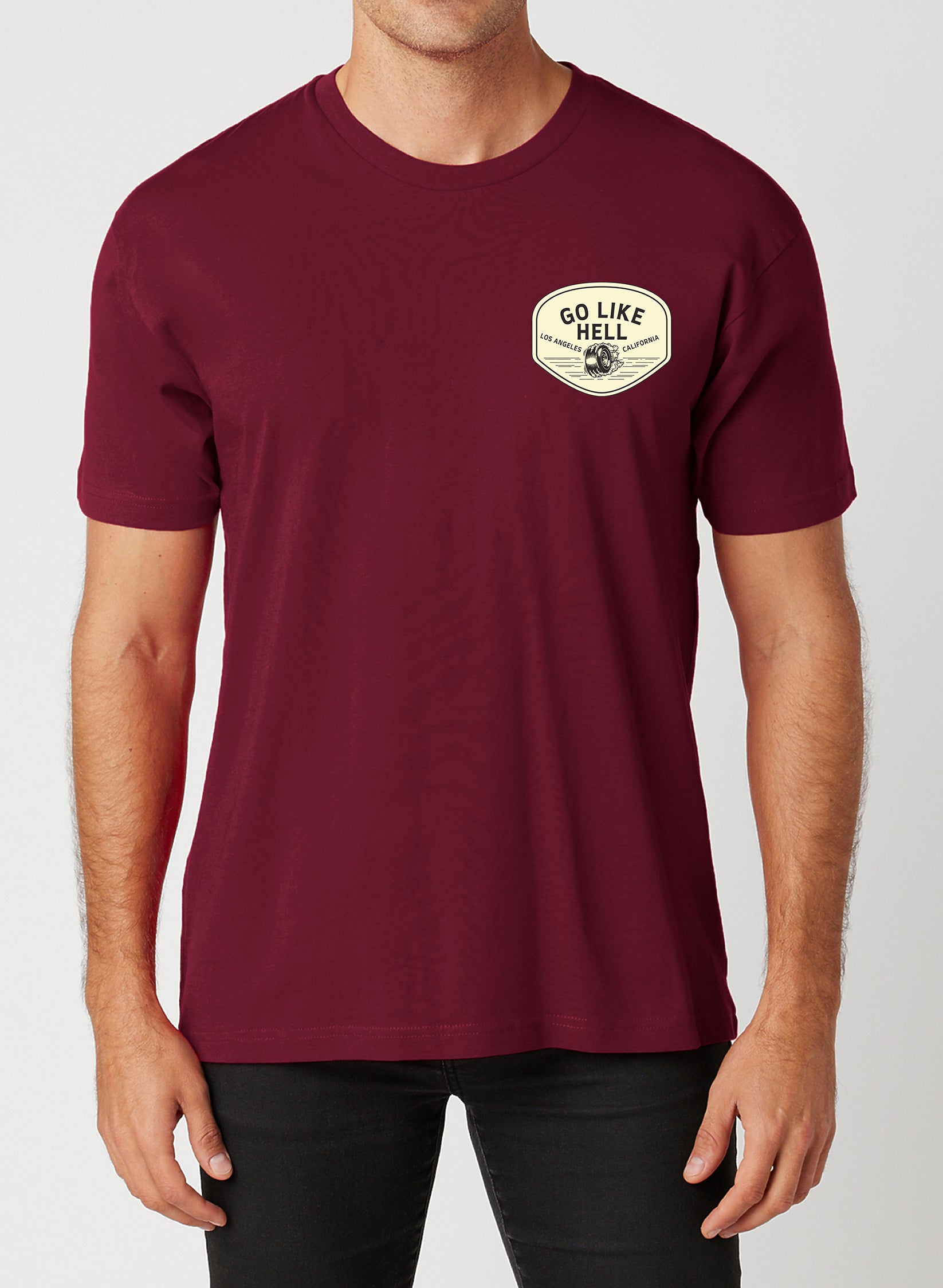 GO LIKE HELL TEE (Maroon)