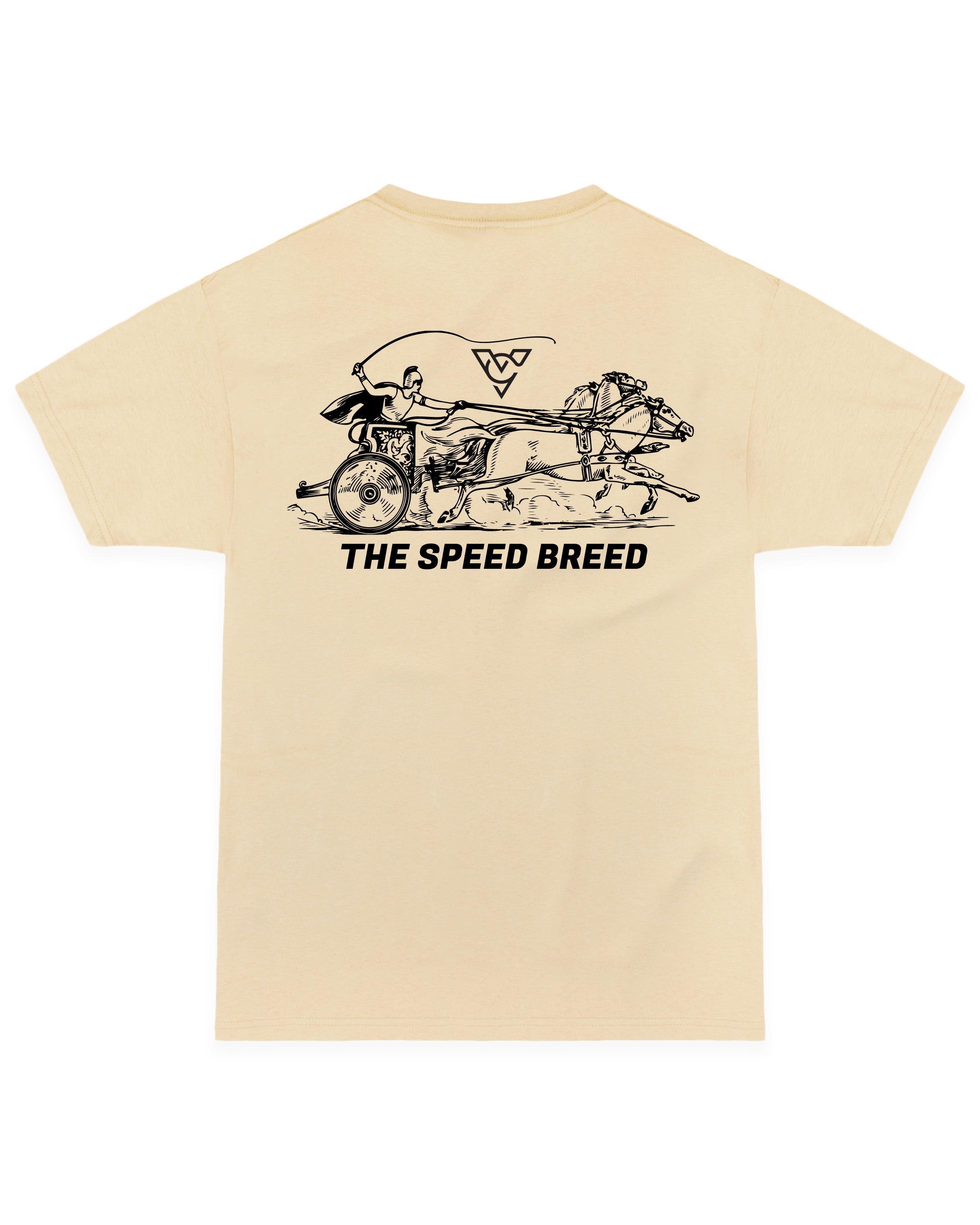 SPEED BREED HORSES TEE (Vintage Gold)