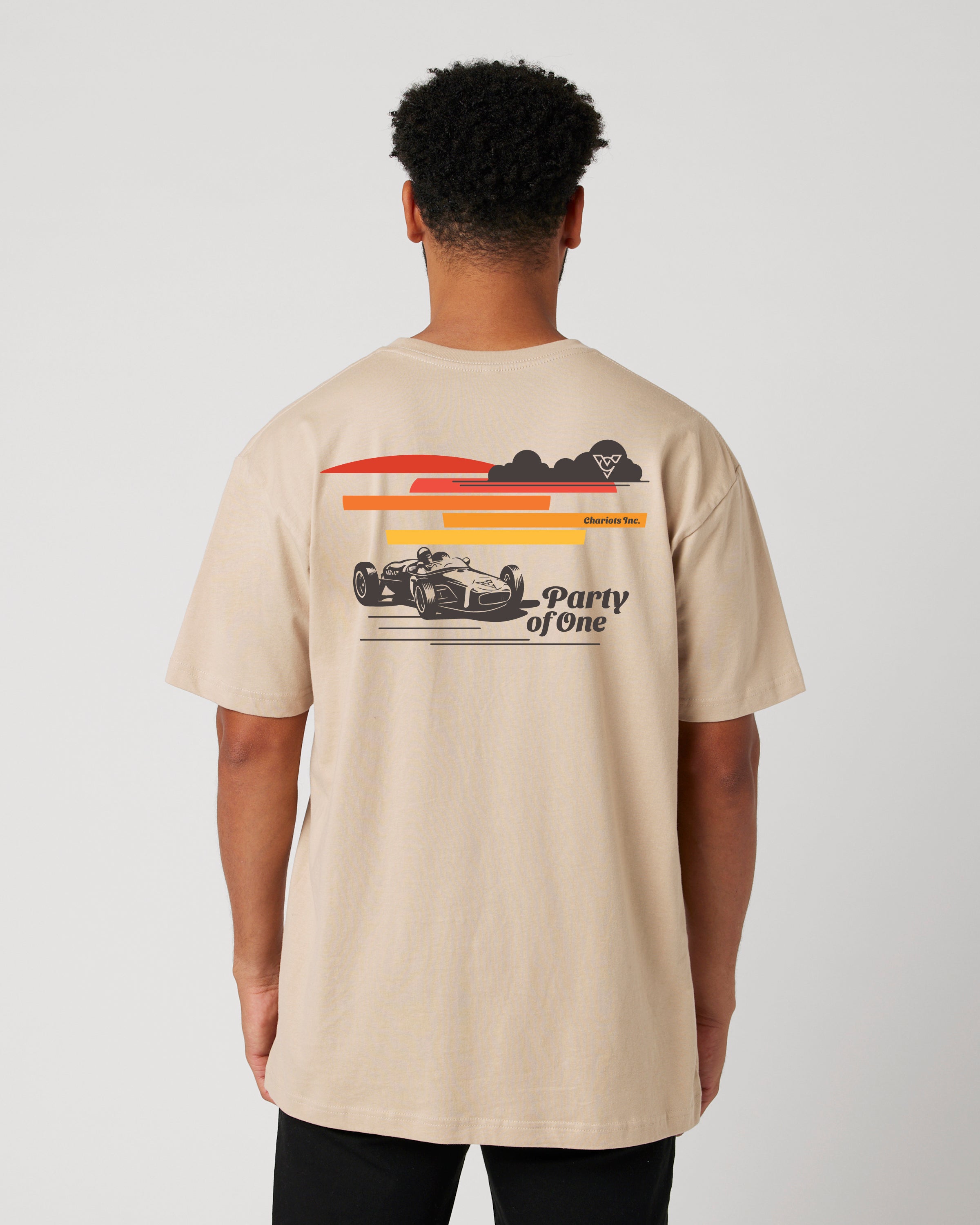 PARTY OF ONE TEE (Sand)