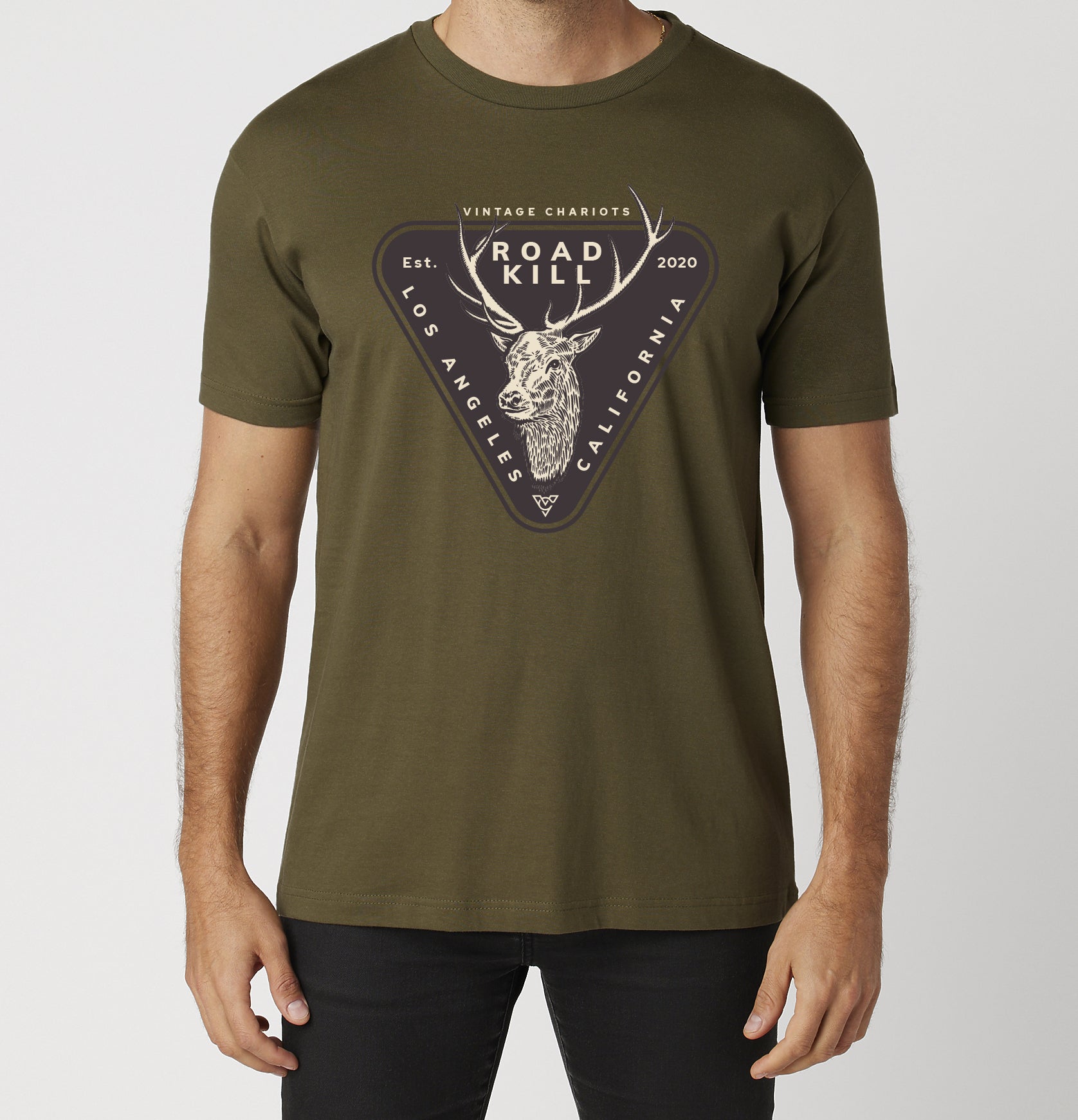 ROAD KILL TEE (Military Green)