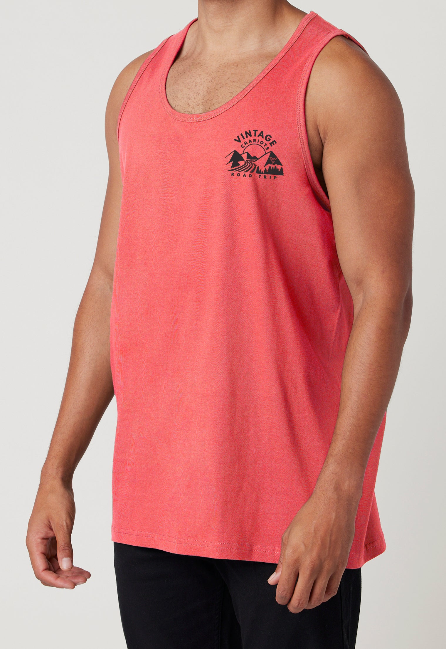ROAD TRIP TANK TOP (Coral)