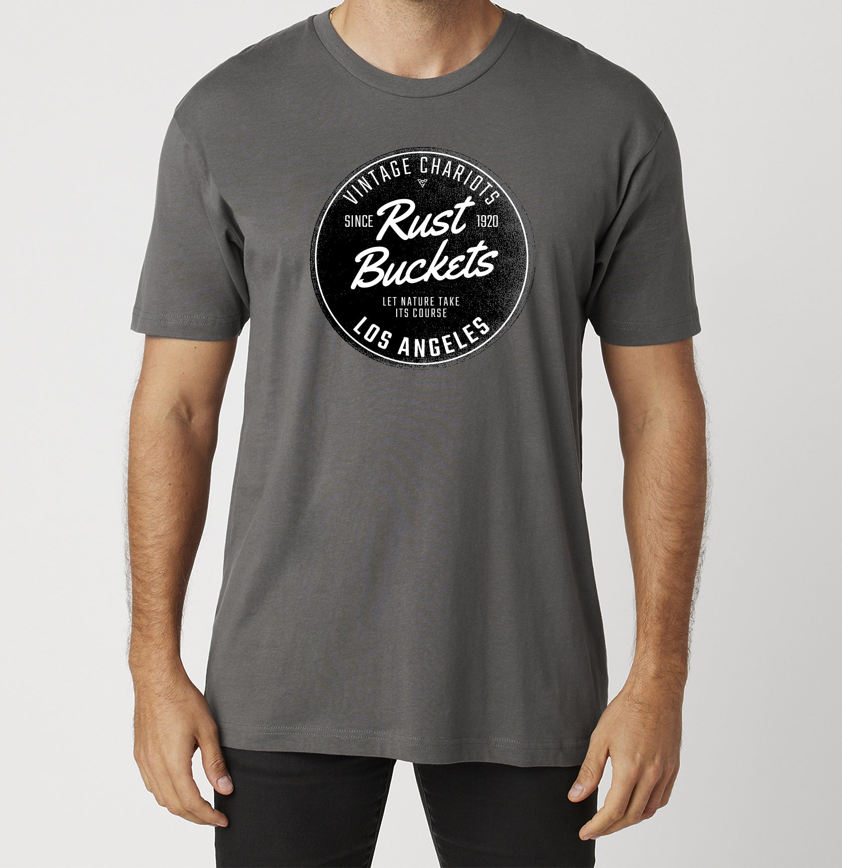 RUST BUCKETS TEE (Cool Grey)