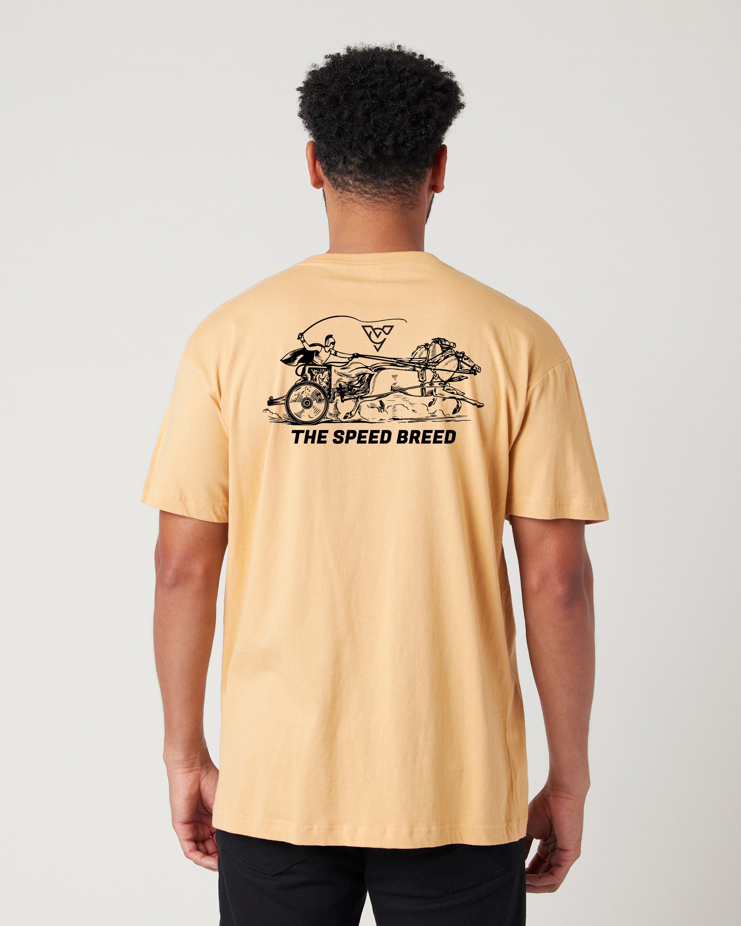 SPEED BREED HORSES TEE (Vintage Gold)