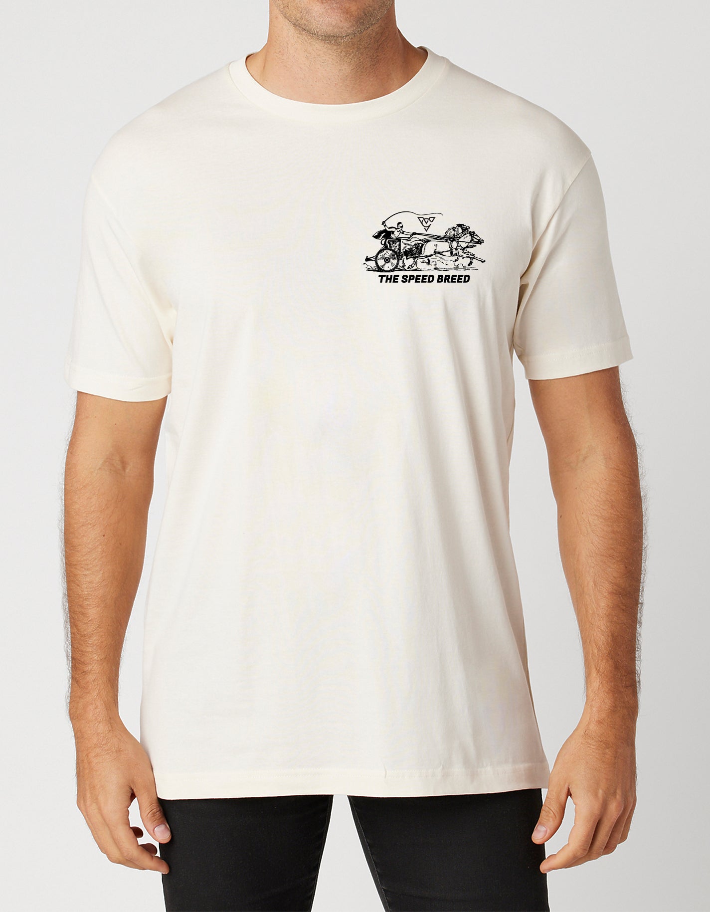 SPEED BREED HORSES TEE (Vintage White)