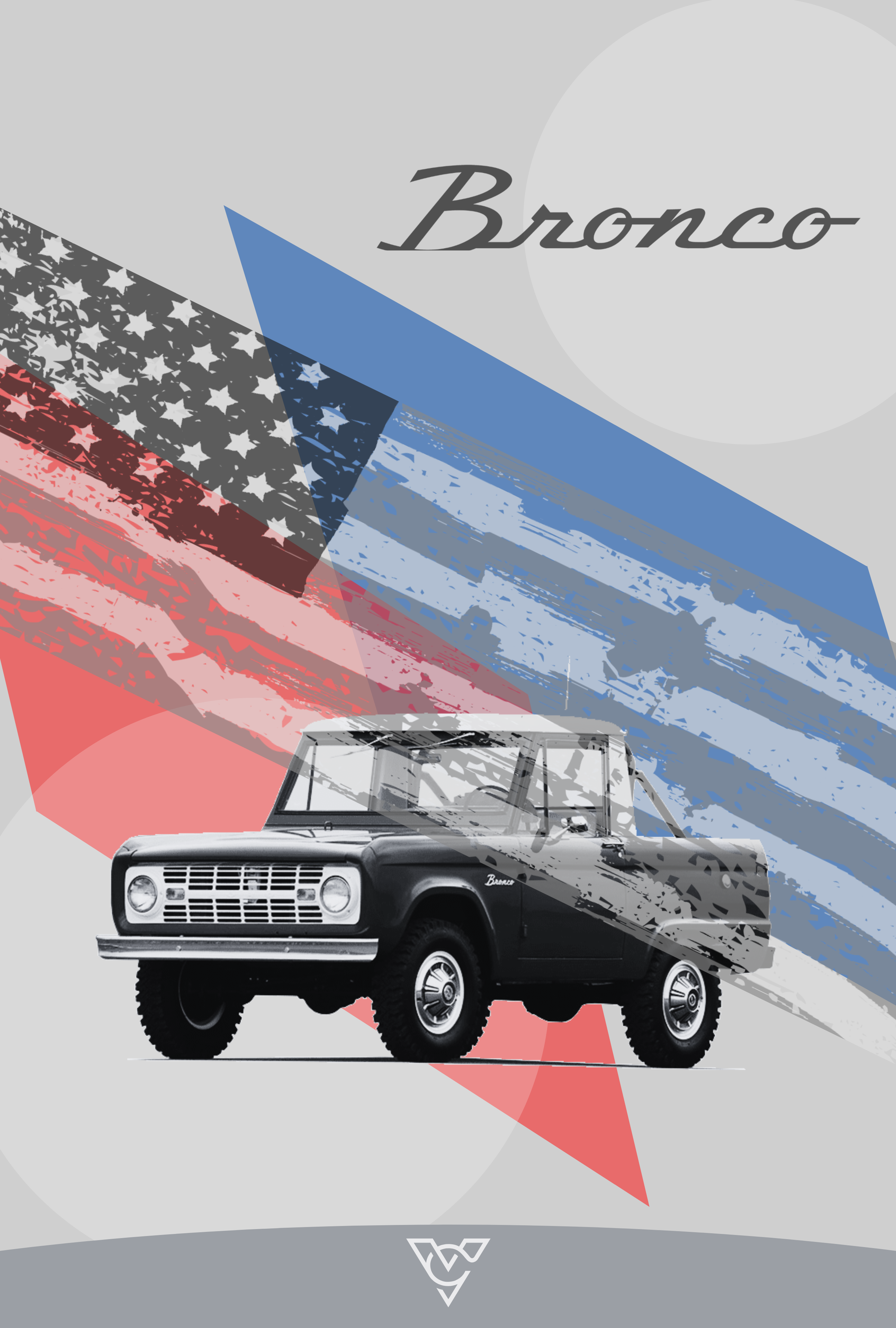 USA Bronco (POSTER)