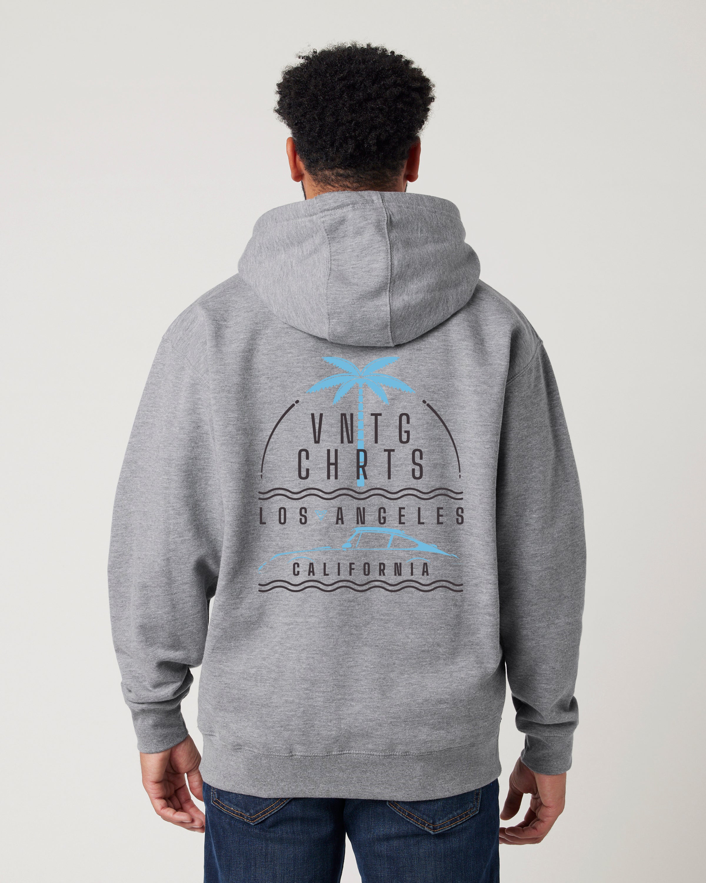 VC PALMS UNISEX PREMIUM PULLOVER HOODIE (Carbon Grey)