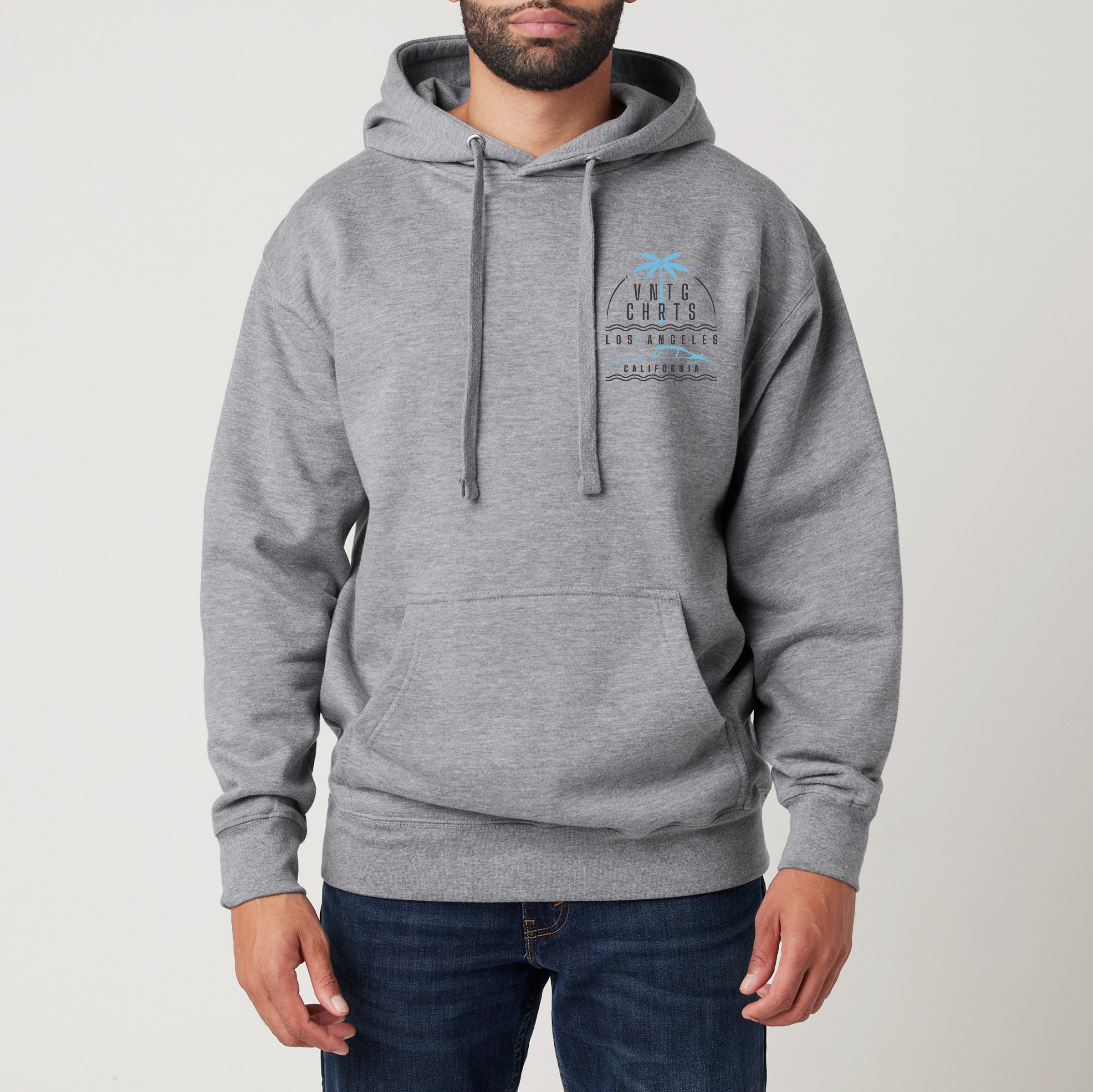 VC PALMS UNISEX PREMIUM PULLOVER HOODIE (Carbon Grey)