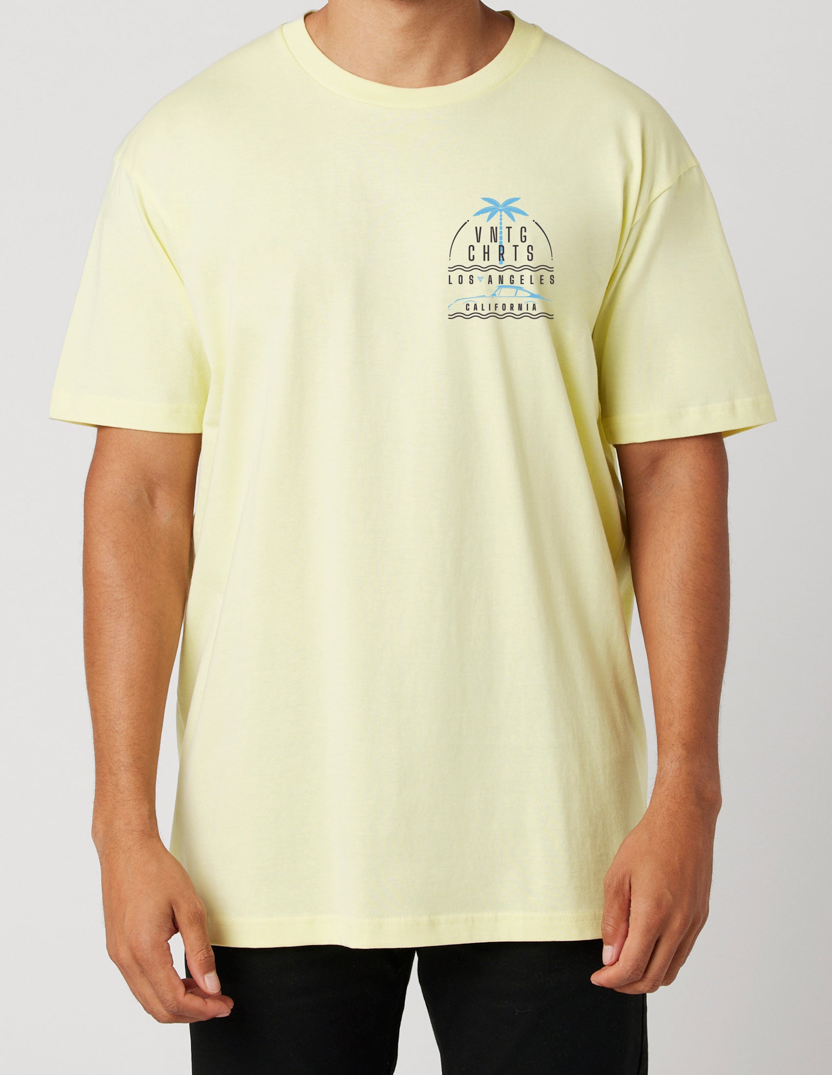 VC PALMS TEE (Chartreuse)