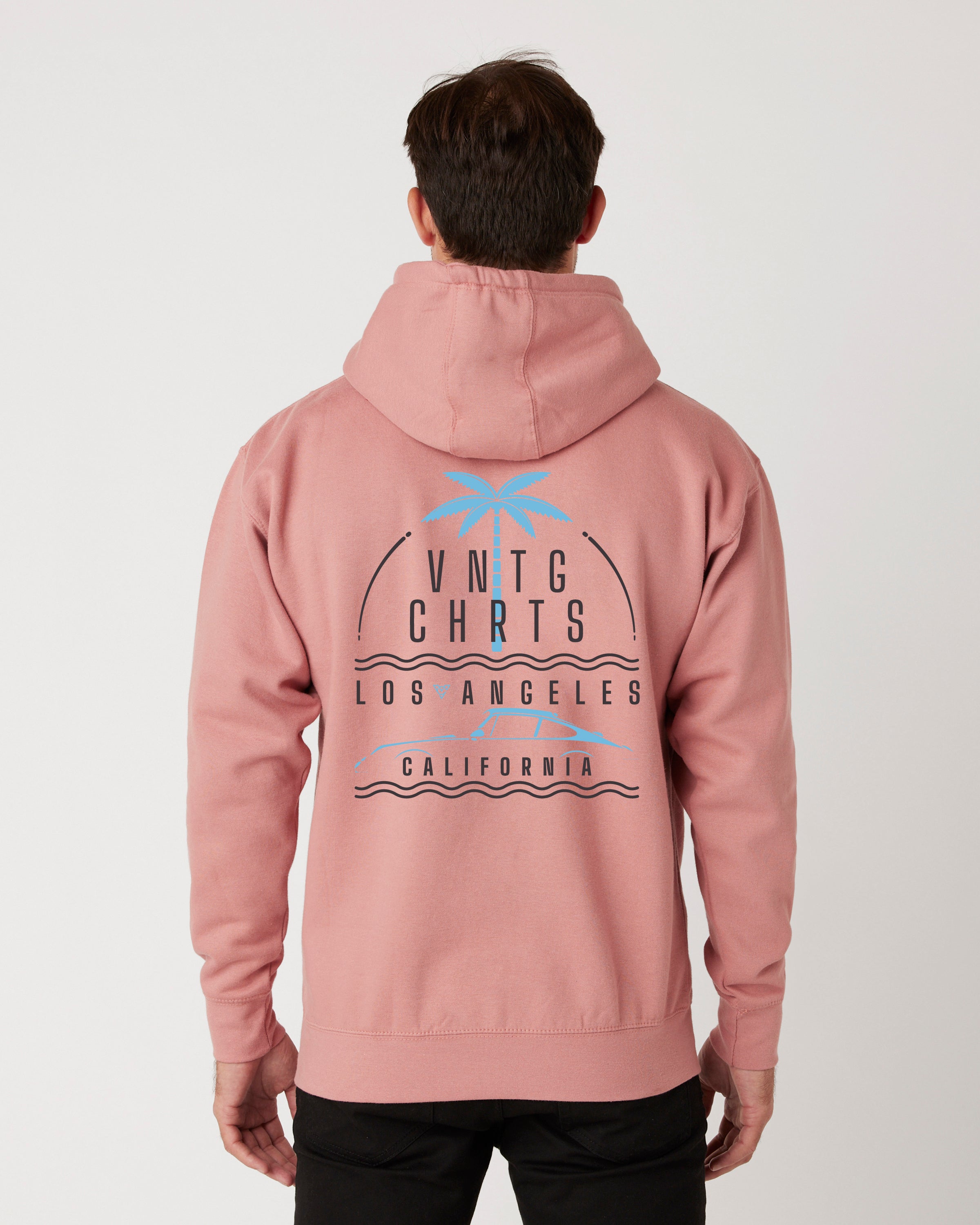 VC PALMS UNISEX PREMIUM PULLOVER HOODIE (Dusty Rose)