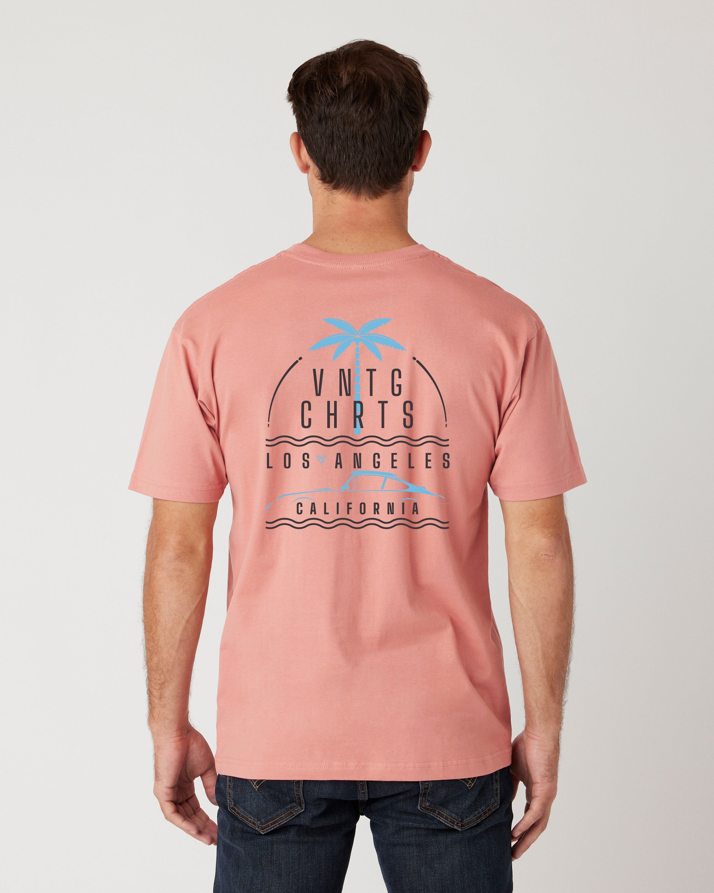 VC PALMS TEE (Dusty Rose)