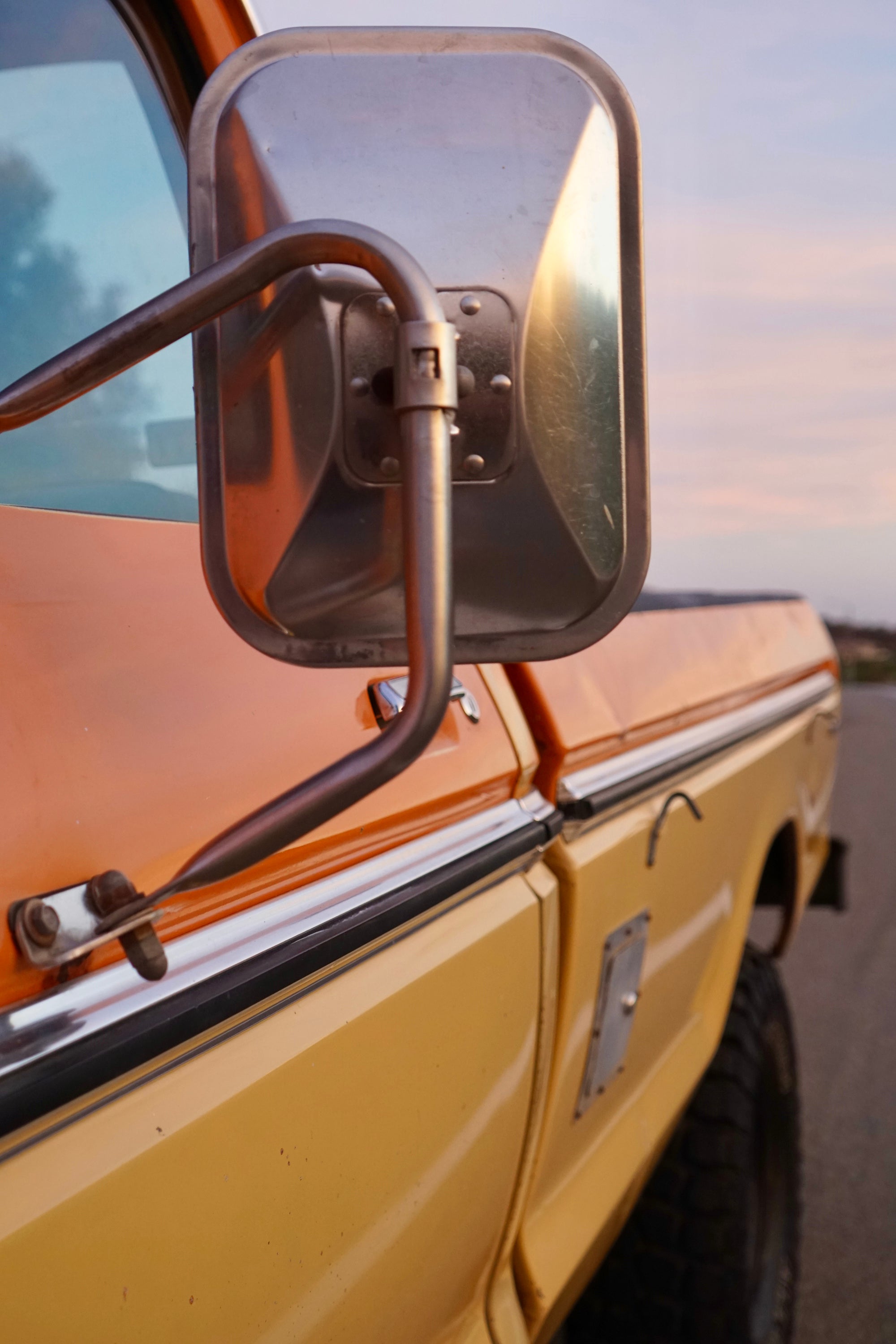 1975 Ford F-250 Highboy Parrot Orange FINE ART PRINT