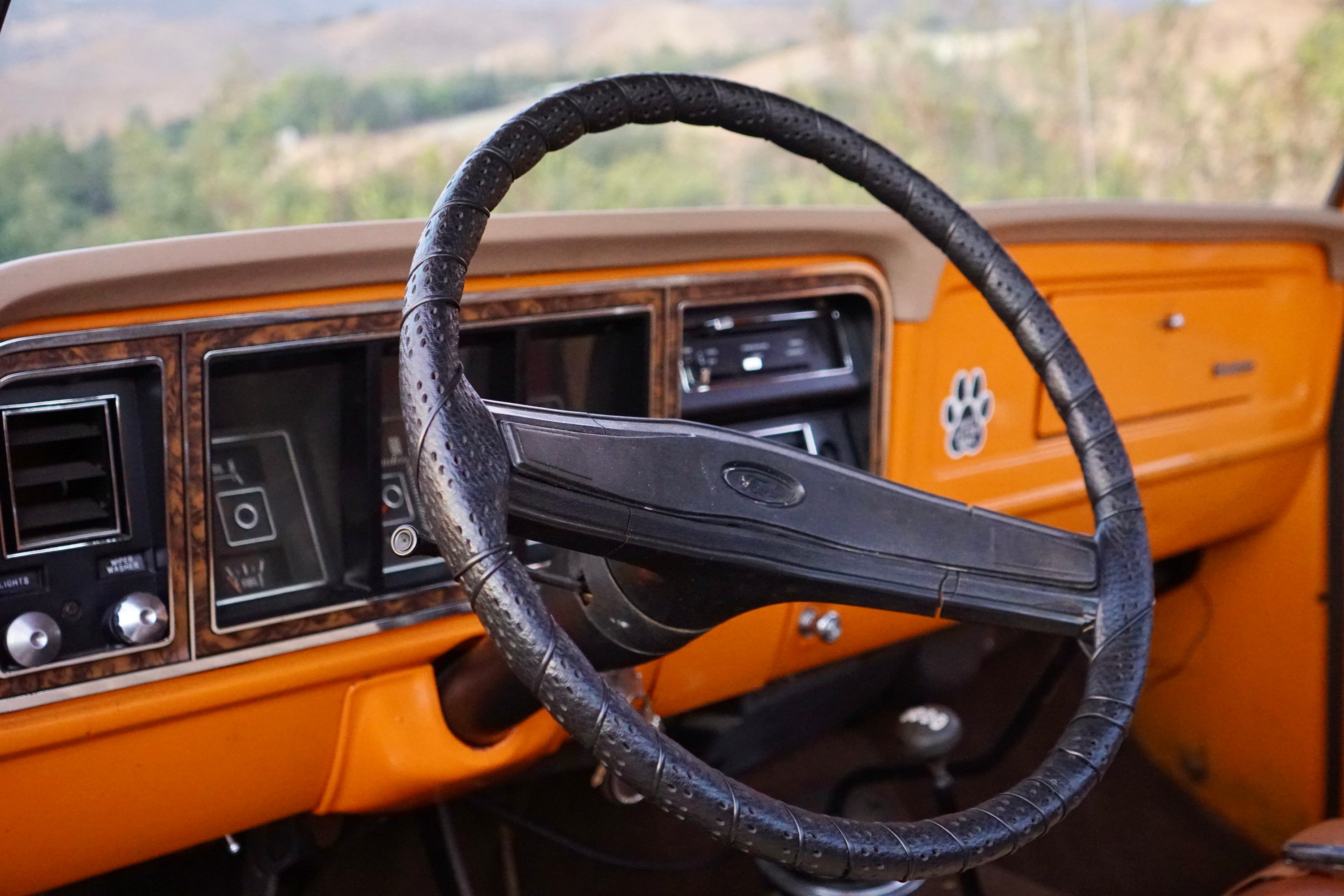 1975 Ford F-250 Highboy Parrot Orange FINE ART PRINT