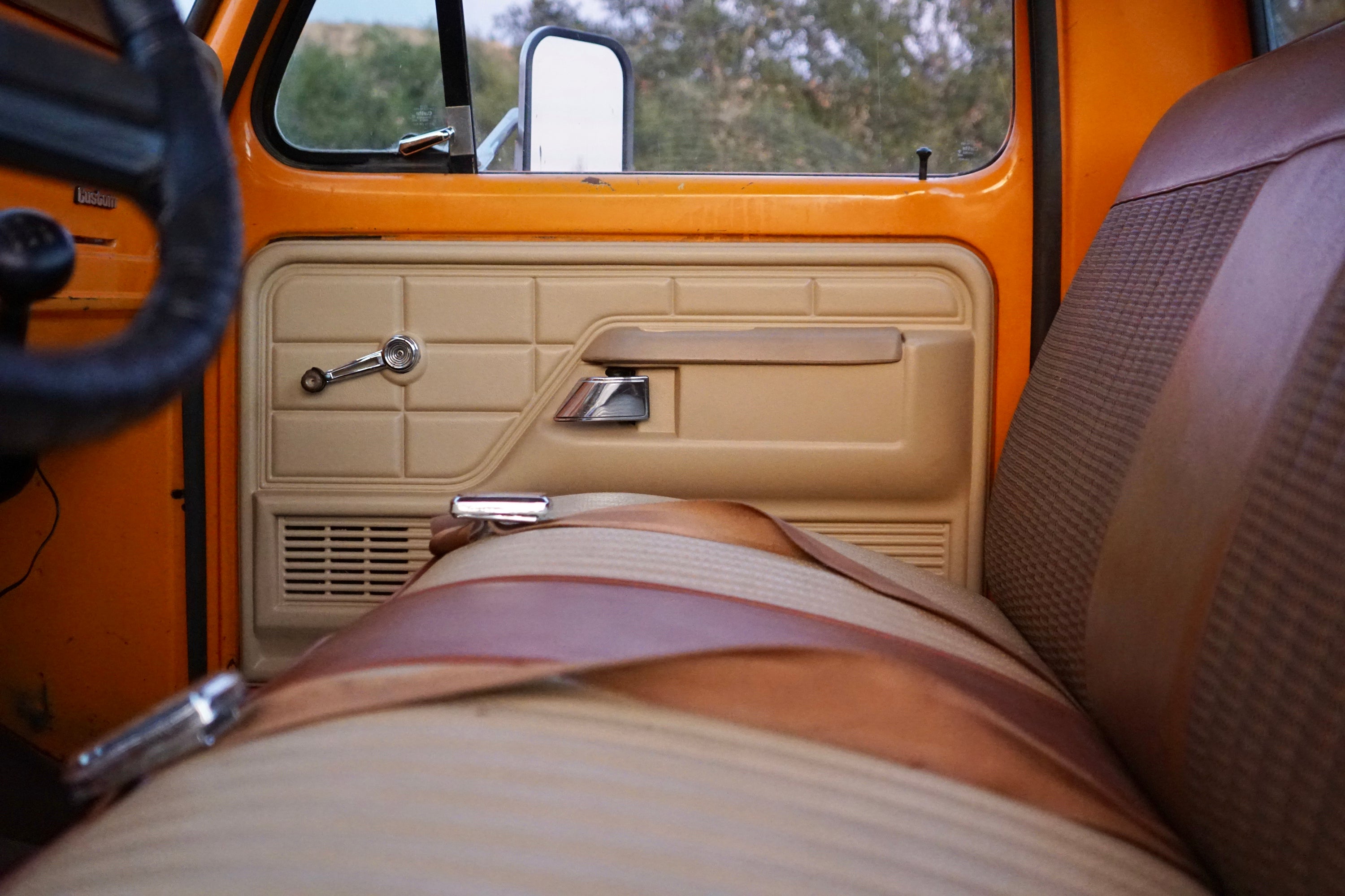 1975 Ford F-250 Highboy Parrot Orange FINE ART PRINT