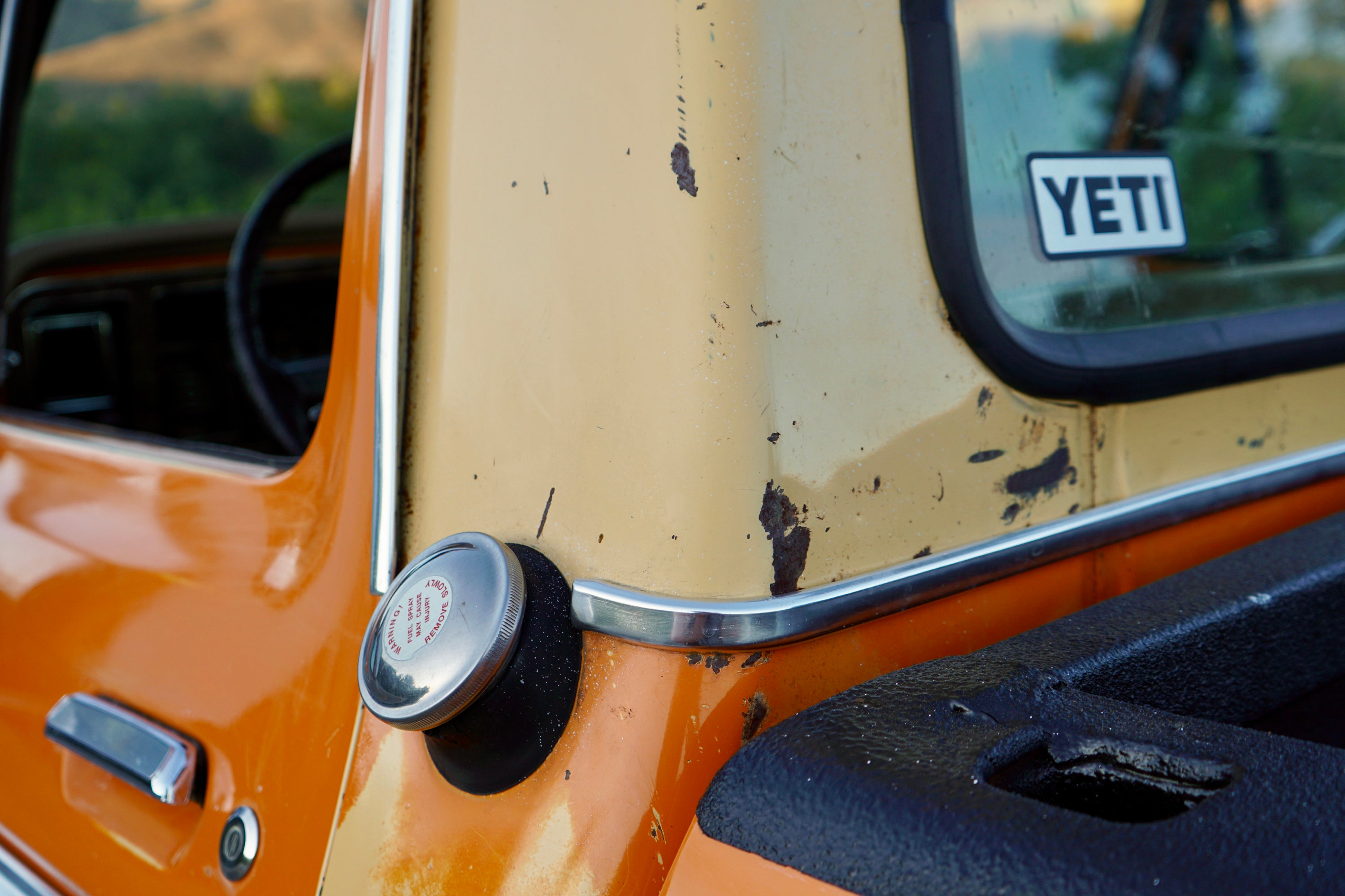 1975 Ford F-250 Highboy Parrot Orange FINE ART PRINT