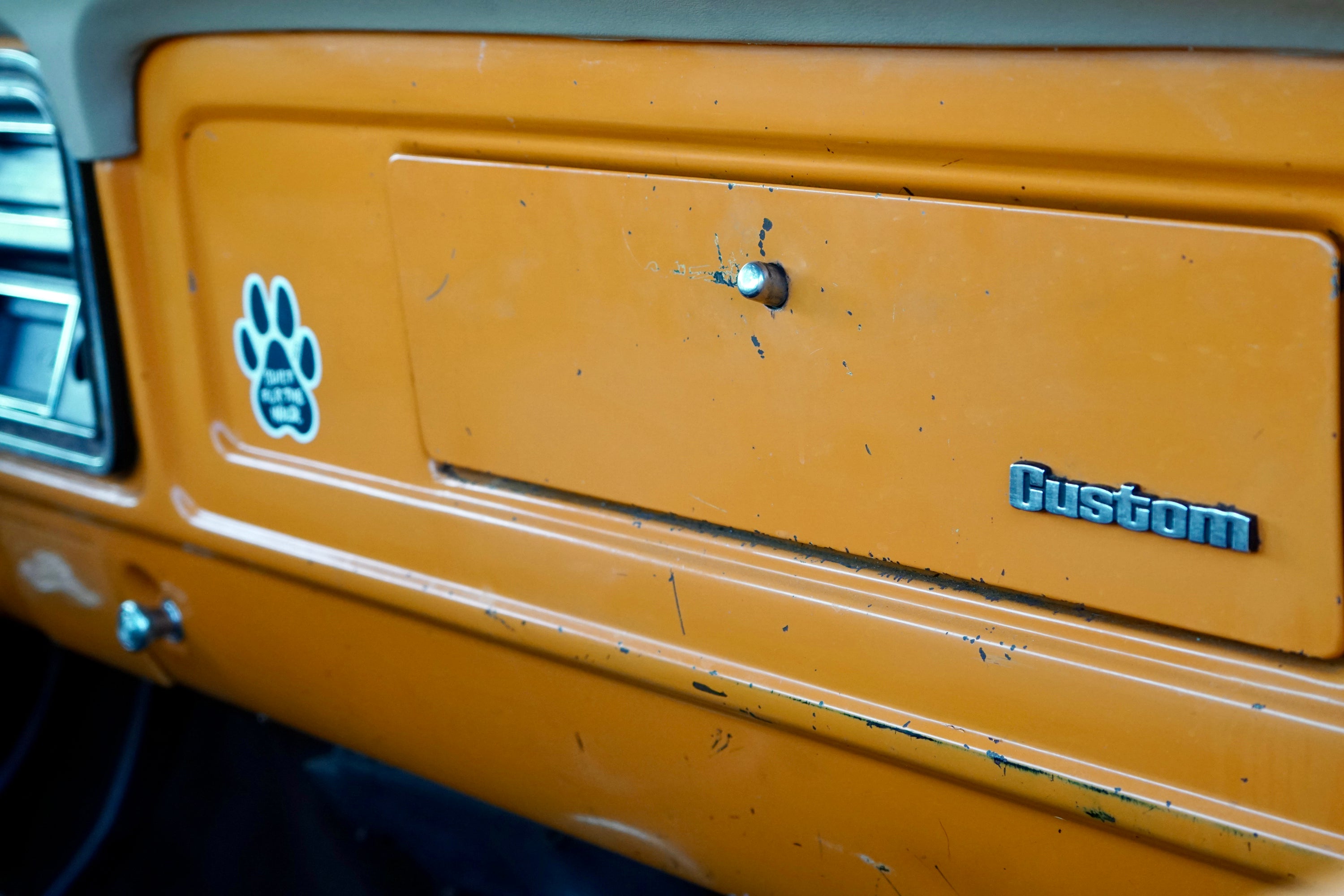 1975 Ford F-250 Highboy Parrot Orange FINE ART PRINT