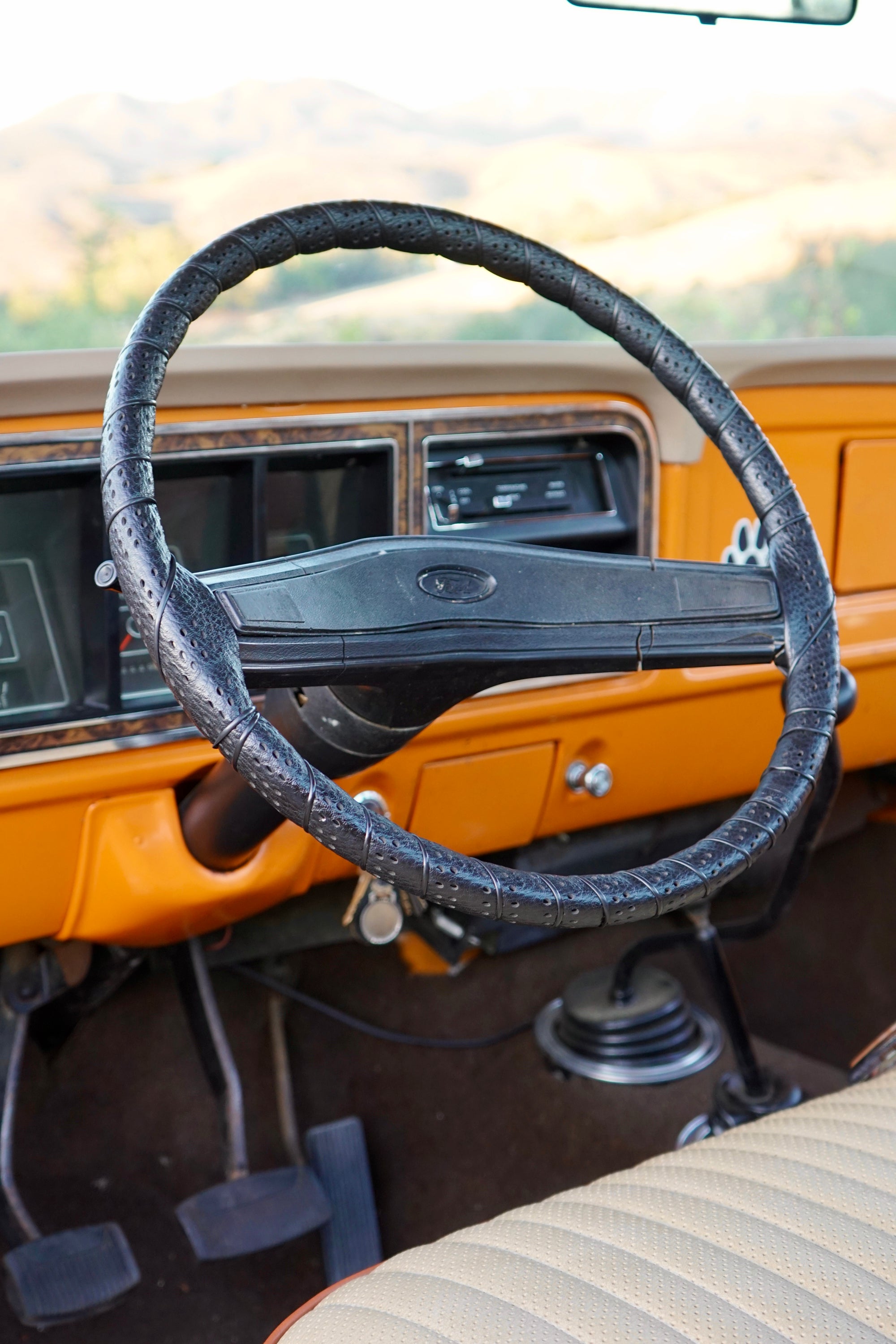 1975 Ford F-250 Highboy Parrot Orange FINE ART PRINT