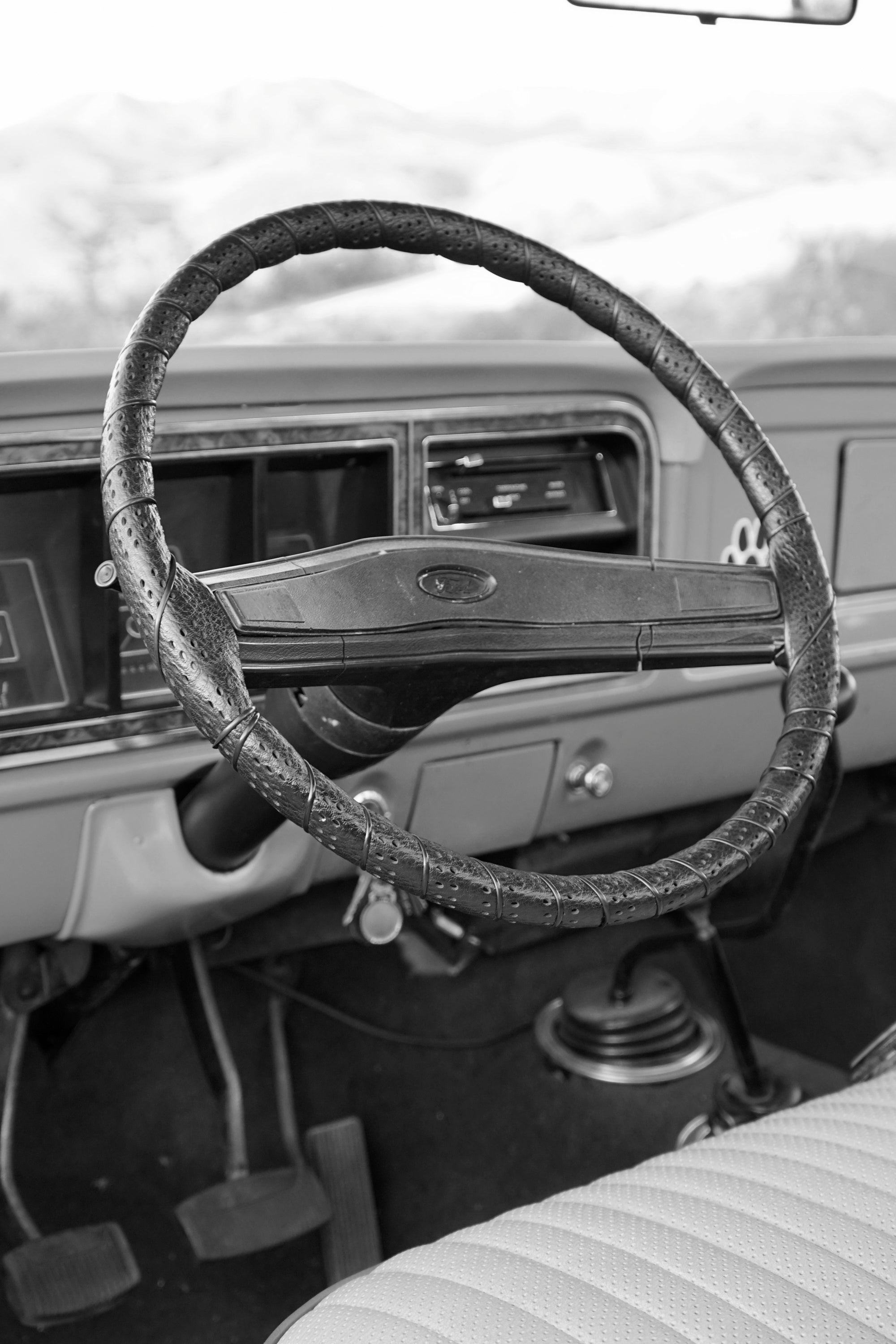 1975 Ford F-250 Highboy Parrot Orange FINE ART PRINT