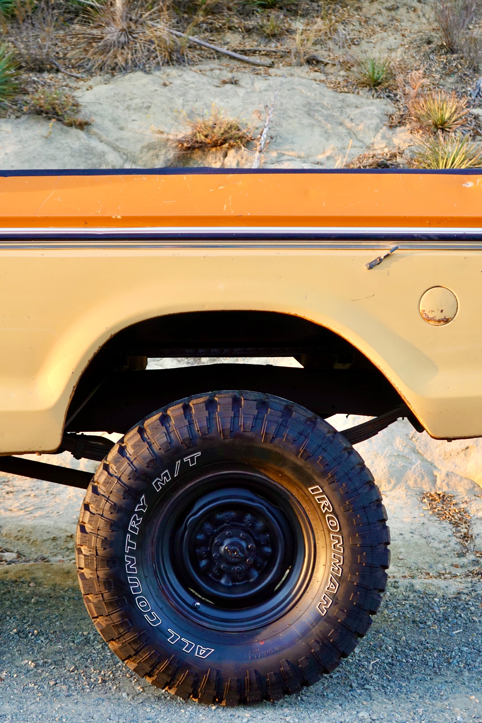 1975 Ford F-250 Highboy Parrot Orange FINE ART PRINT