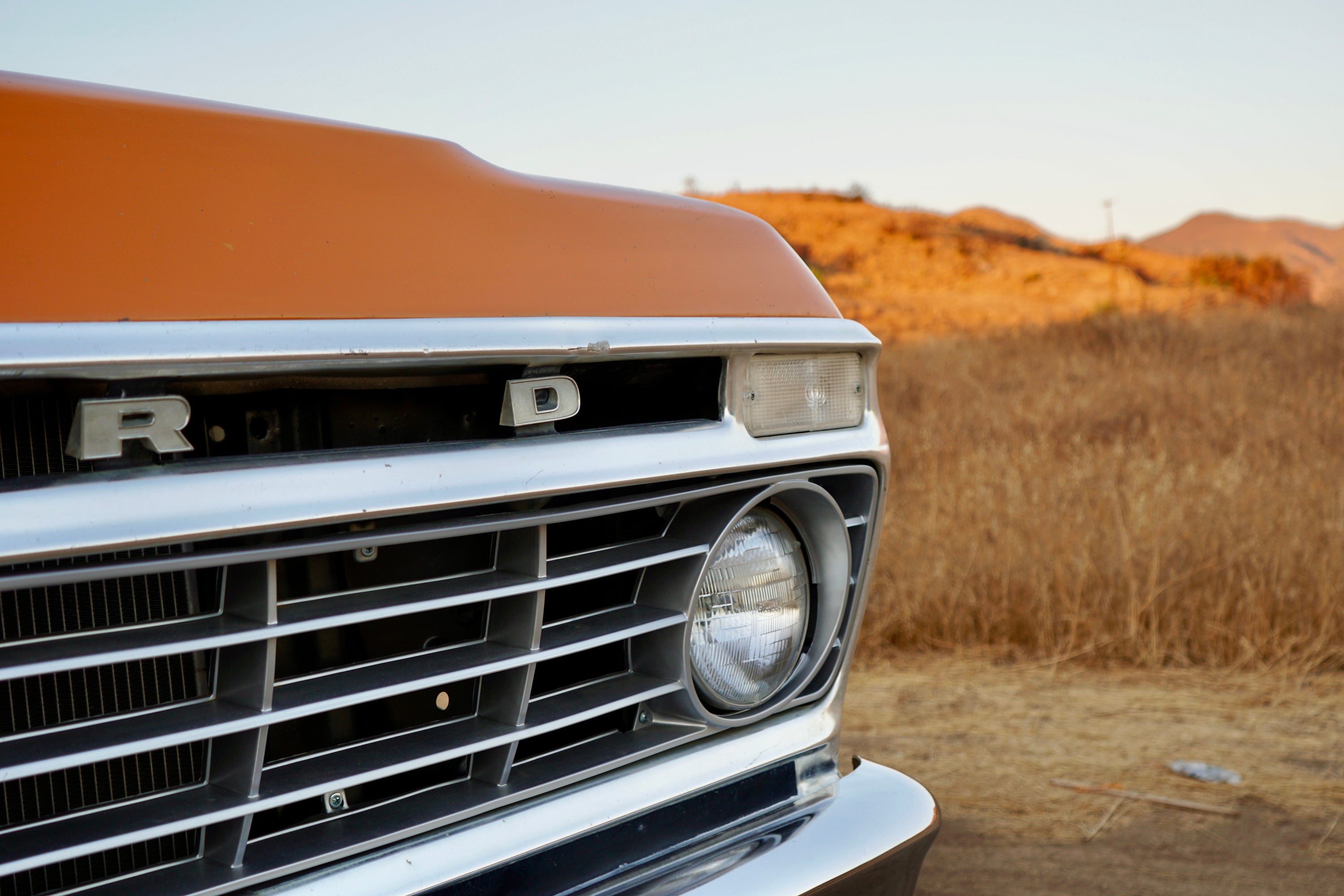 1975 Ford F-250 Highboy Parrot Orange FINE ART PRINT