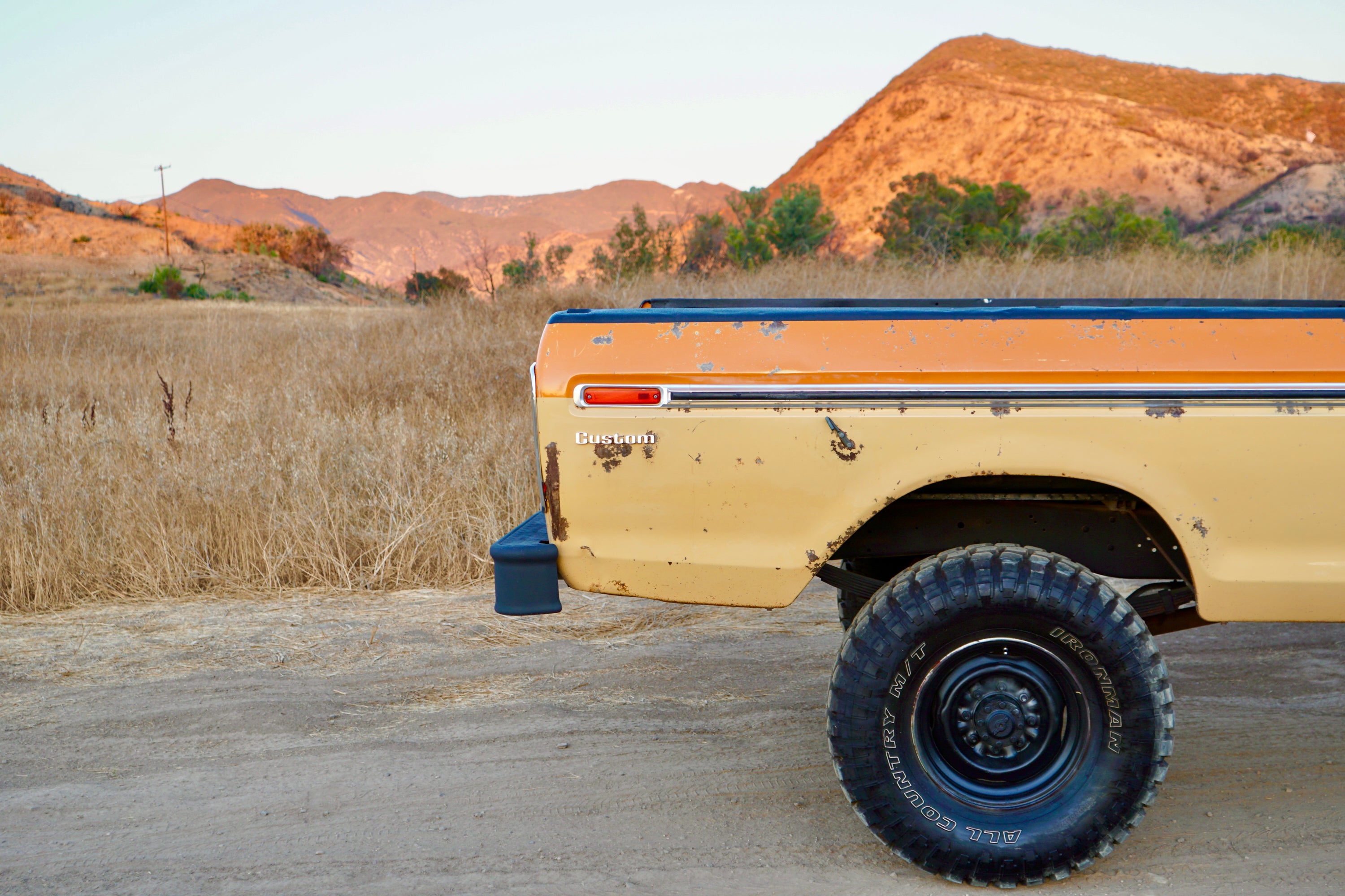 1975 Ford F-250 Highboy Parrot Orange FINE ART PRINT