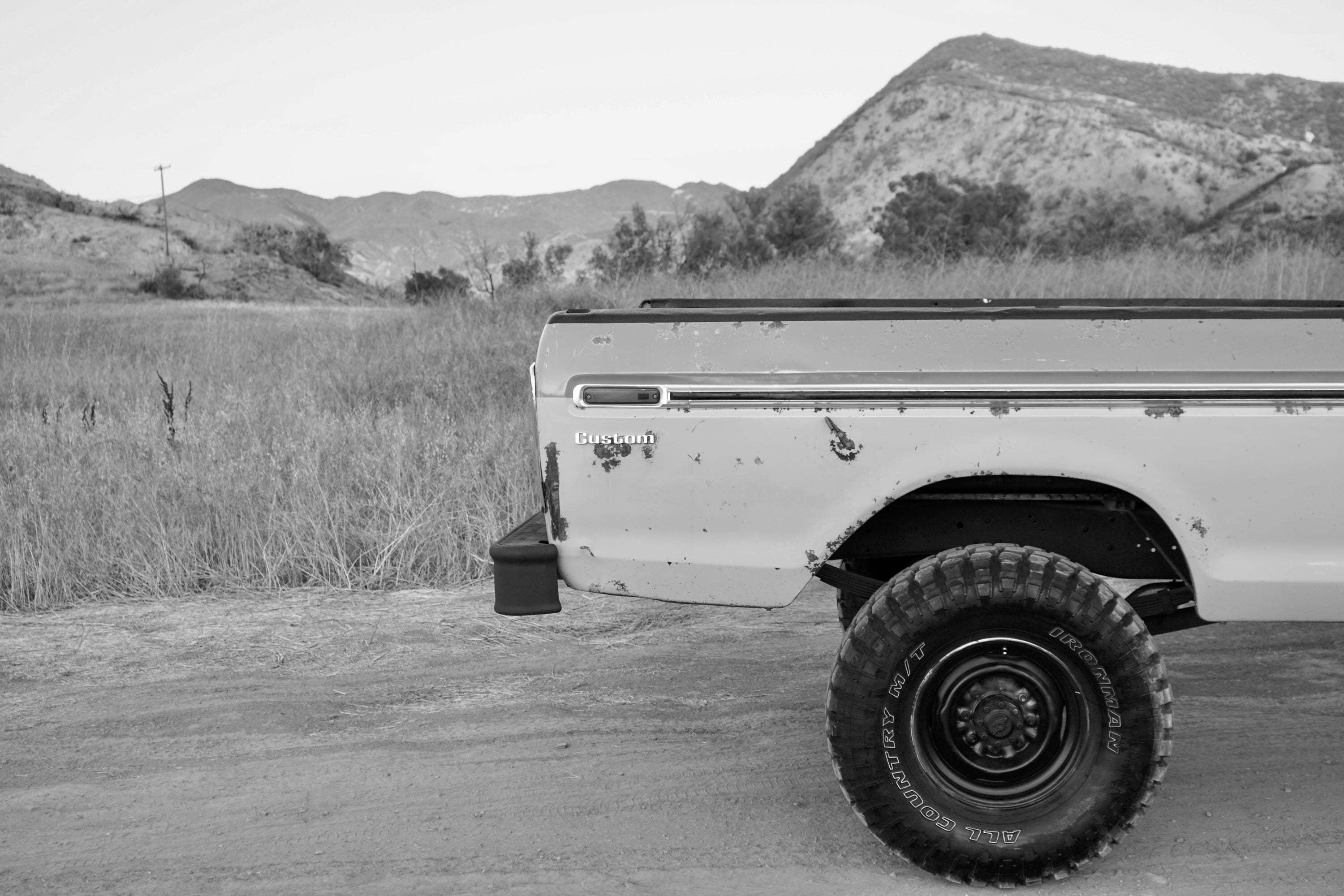 1975 Ford F-250 Highboy Parrot Orange FINE ART PRINT