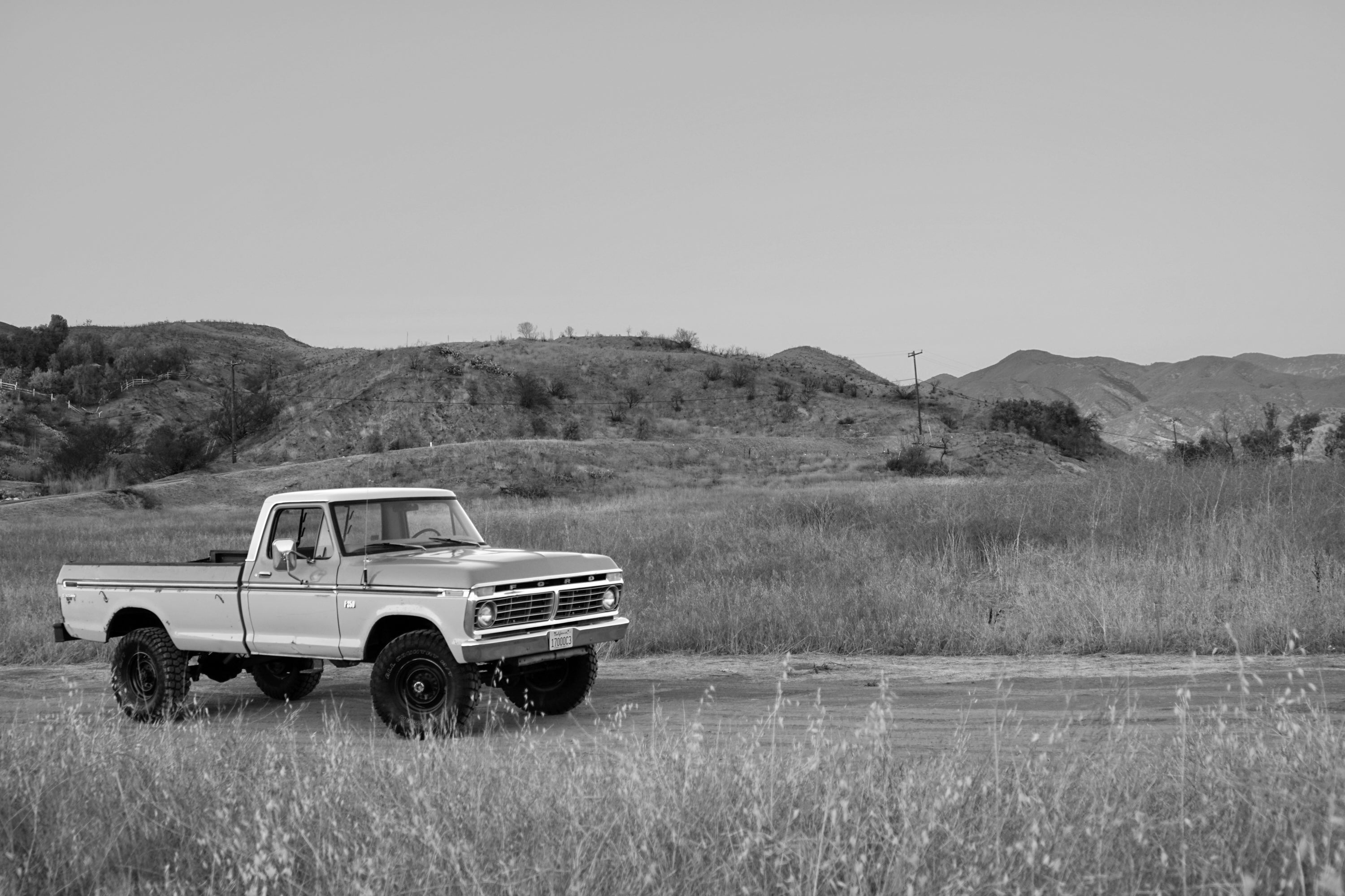 1975 Ford F-250 Highboy Parrot Orange FINE ART PRINT