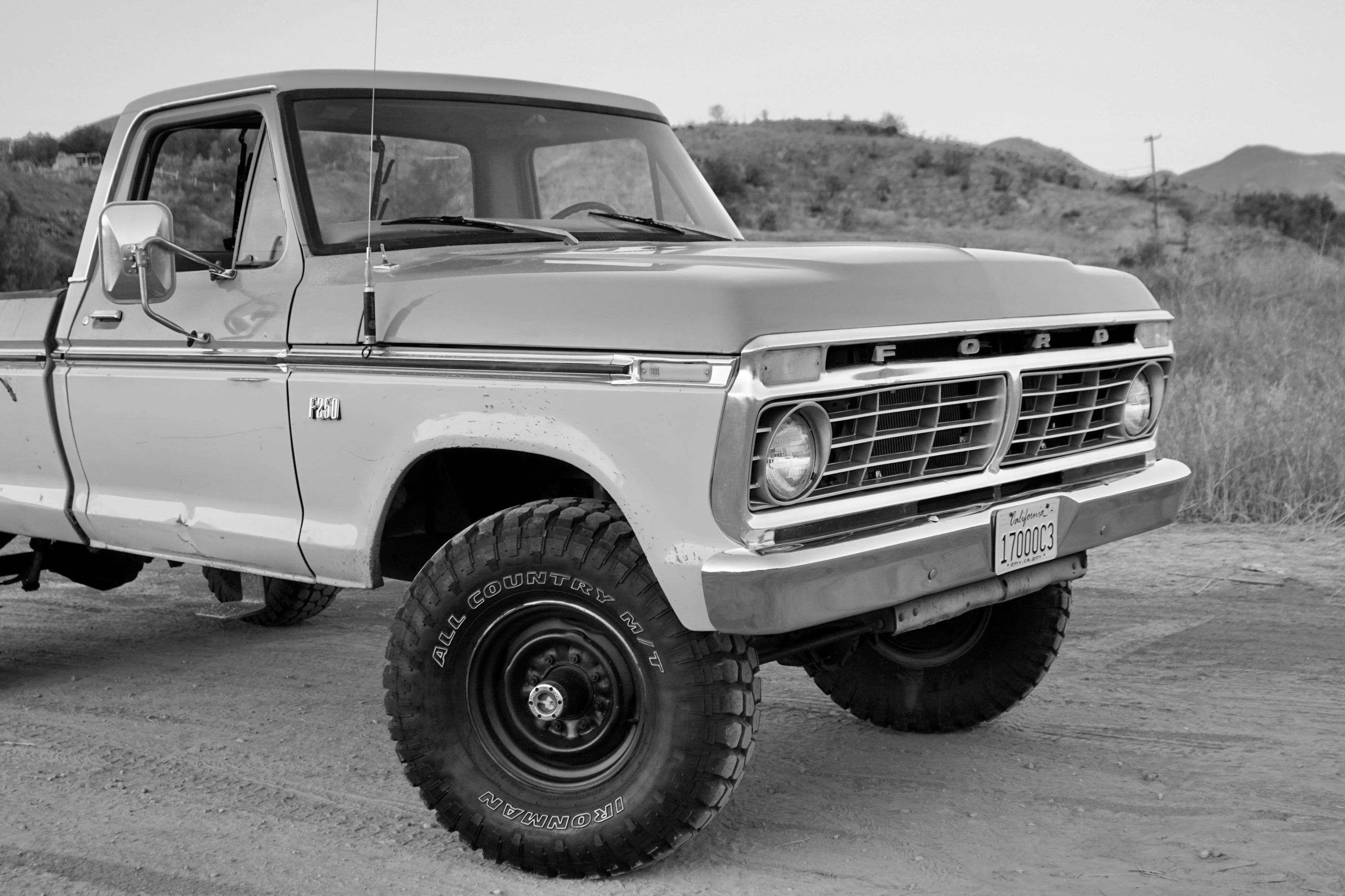 1975 Ford F-250 Highboy Parrot Orange FINE ART PRINT