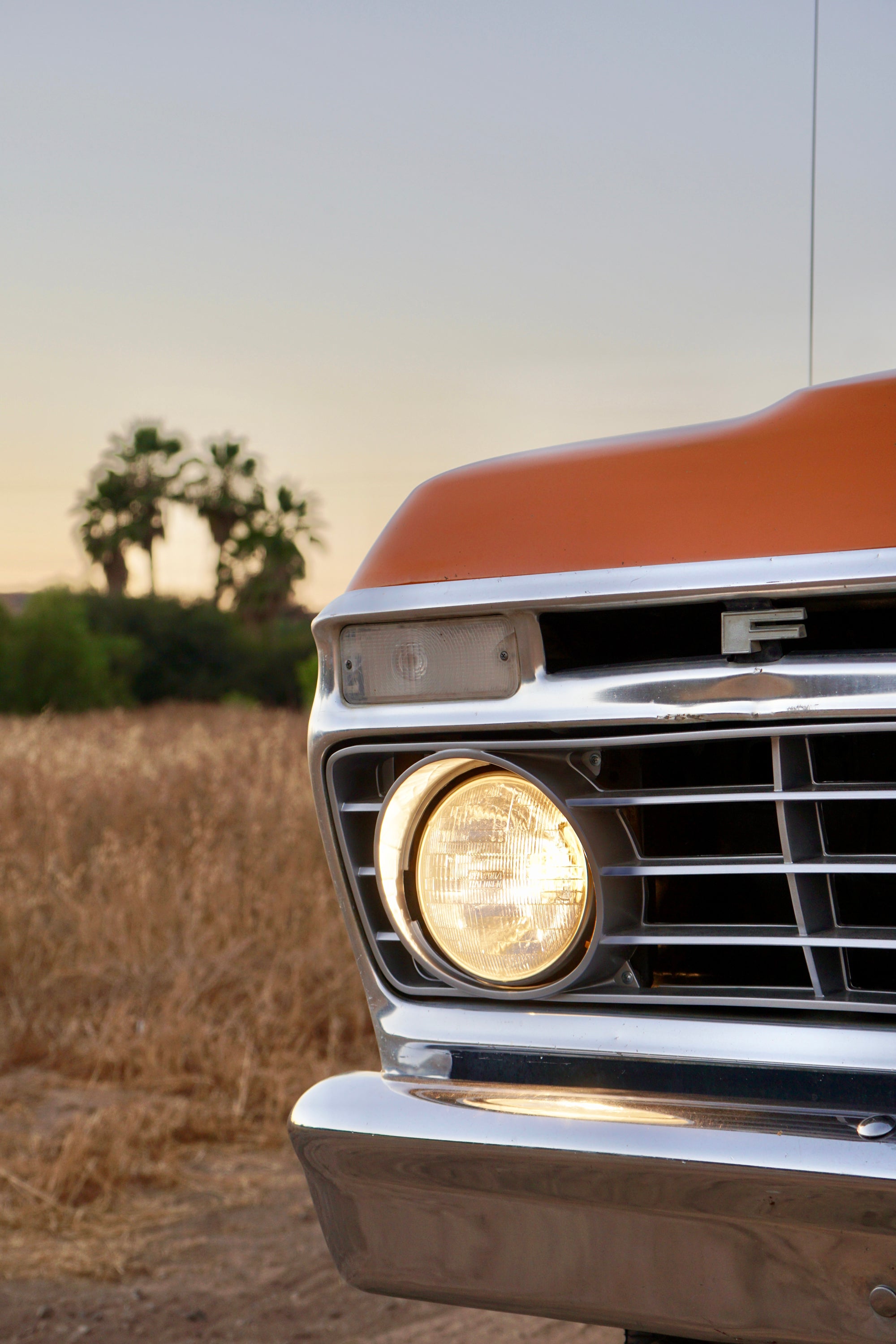 1975 Ford F-250 Highboy Parrot Orange FINE ART PRINT