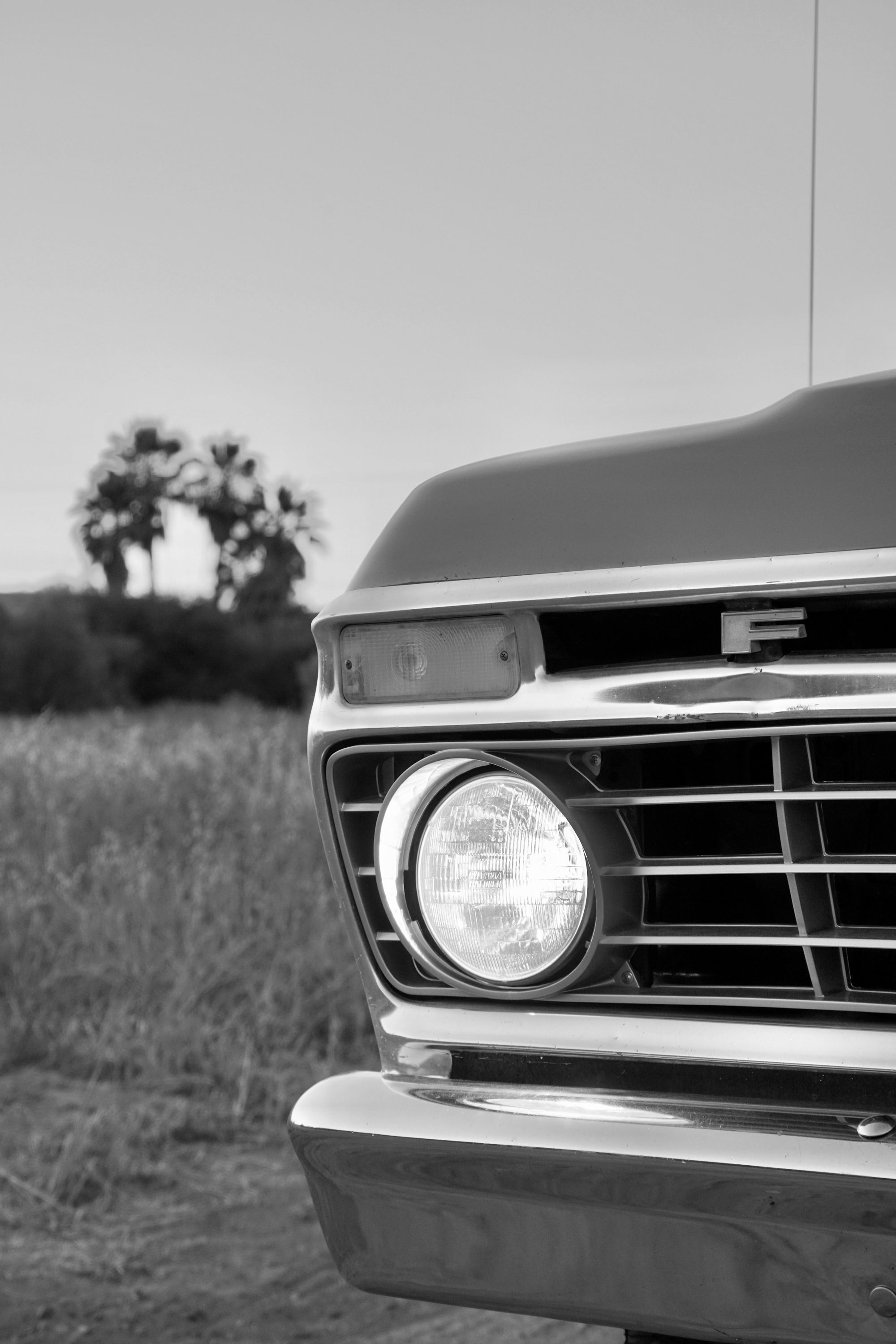 1975 Ford F-250 Highboy Parrot Orange FINE ART PRINT