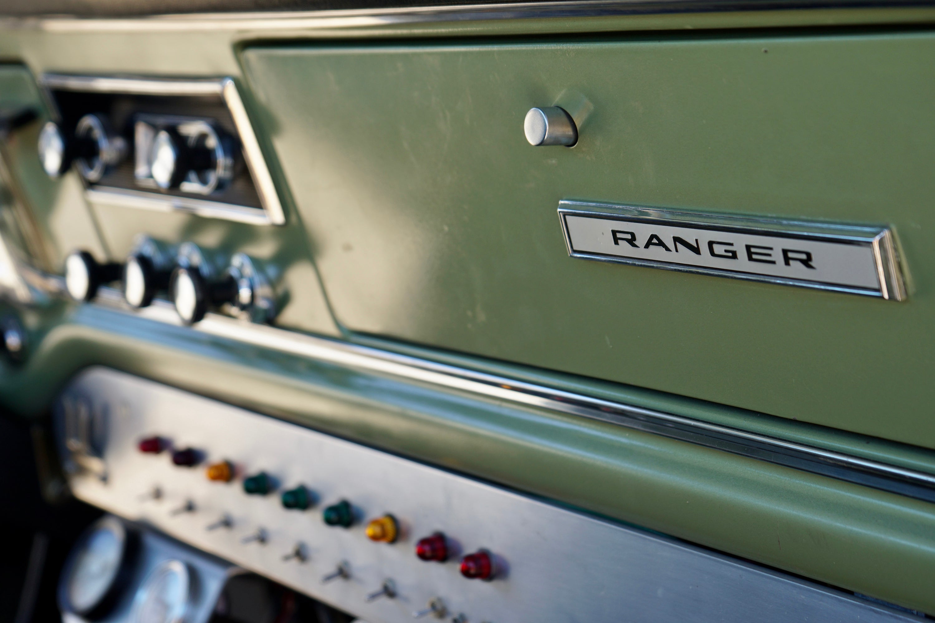 1967 Ford F-250 Lime Gold Camper Special FINE ART PRINT