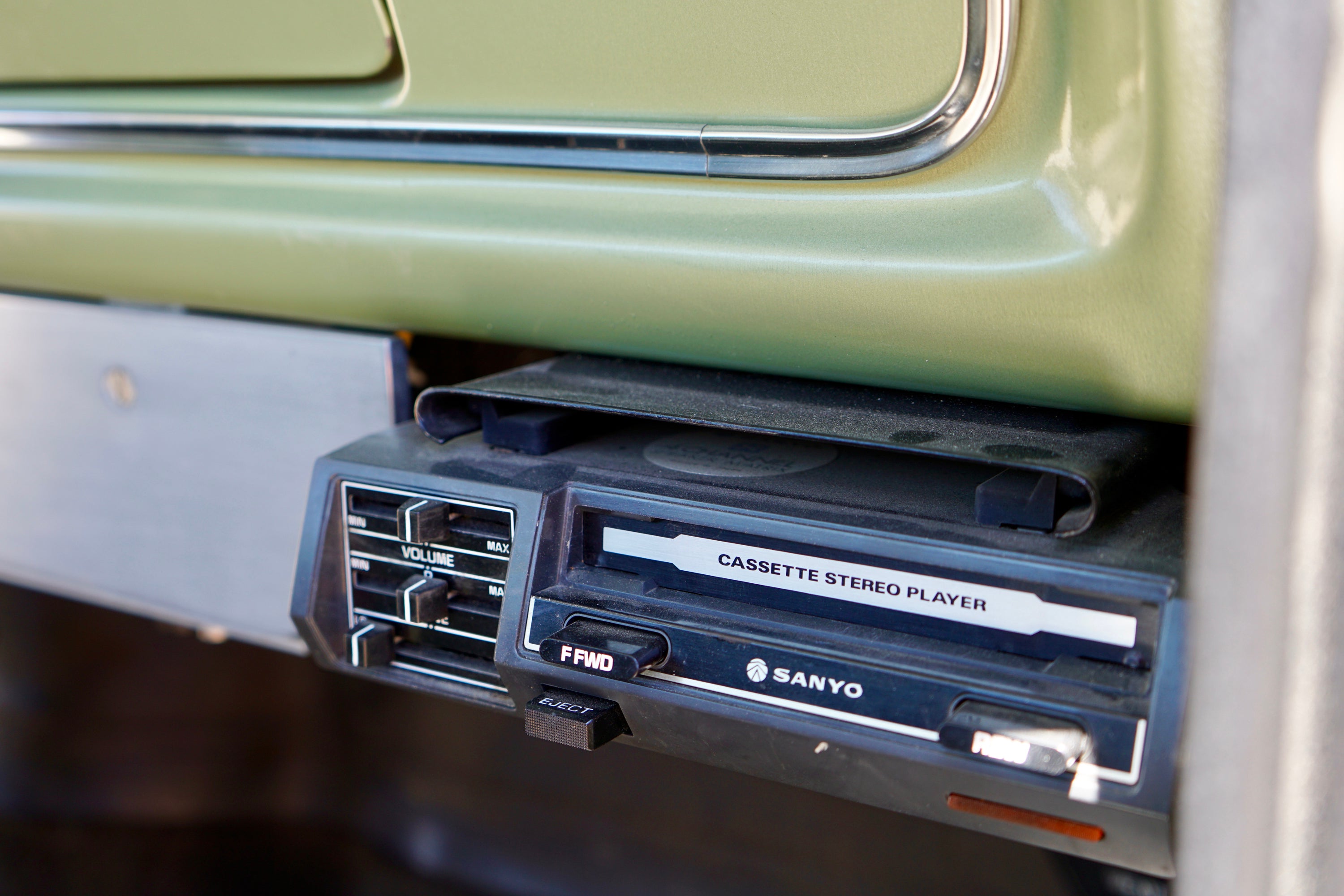 1967 Ford F-250 Lime Gold Camper Special FINE ART PRINT