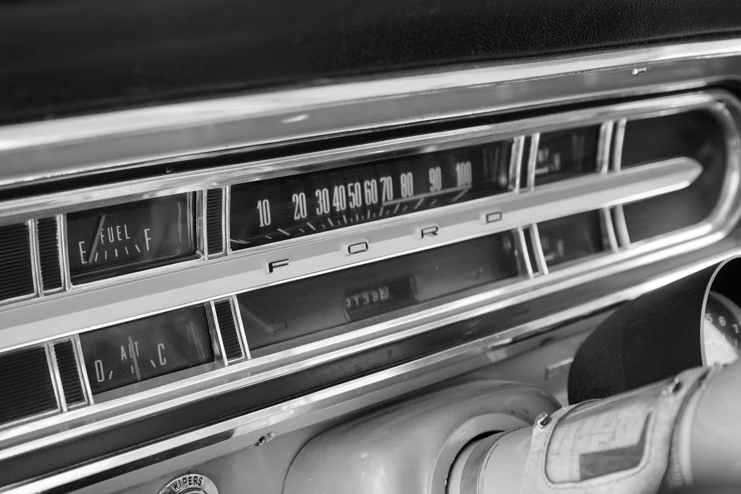 1967 Ford F-250 Lime Gold Camper Special FINE ART PRINT