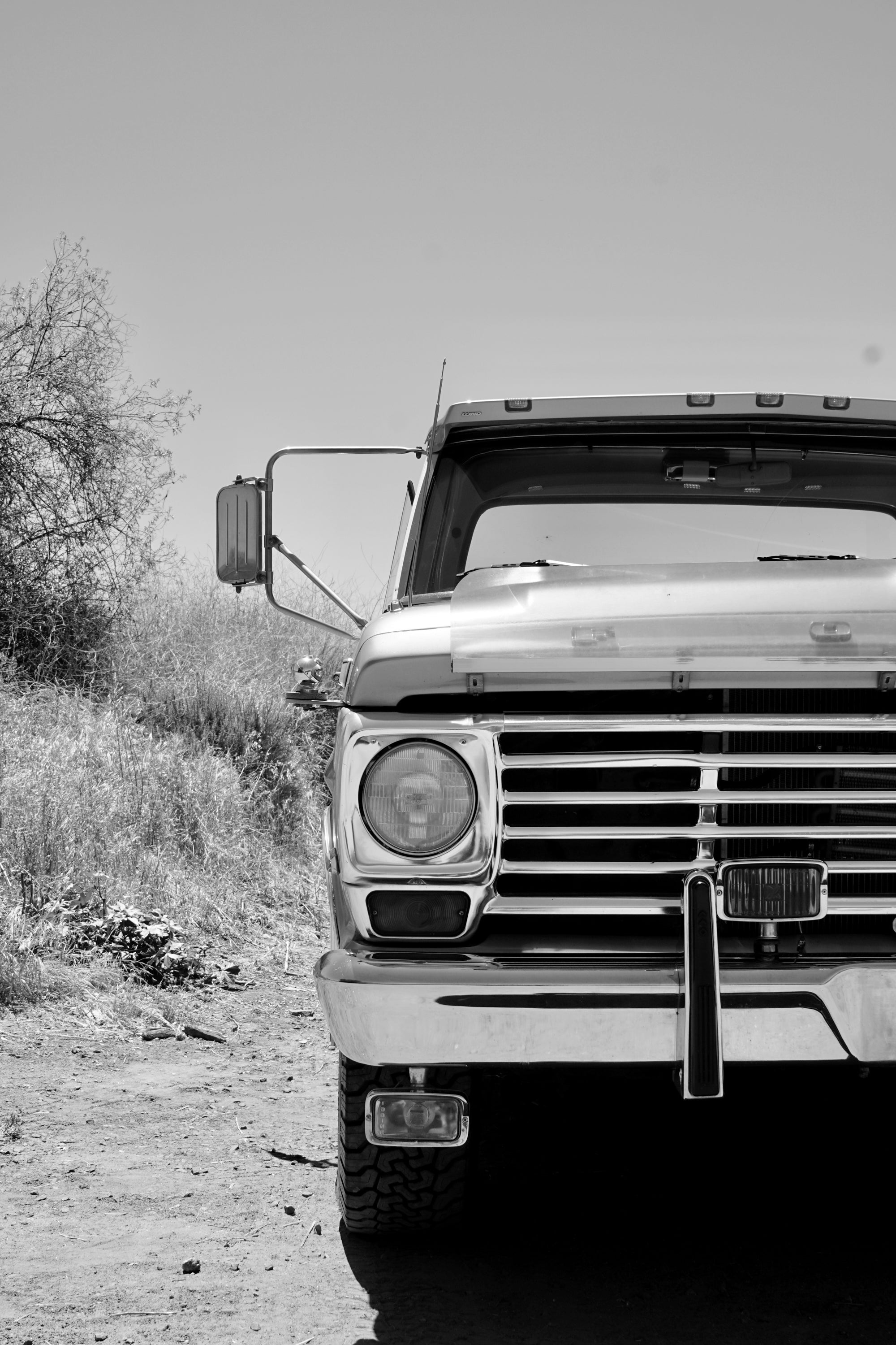 1967 Ford F-250 Lime Gold Camper Special FINE ART PRINT