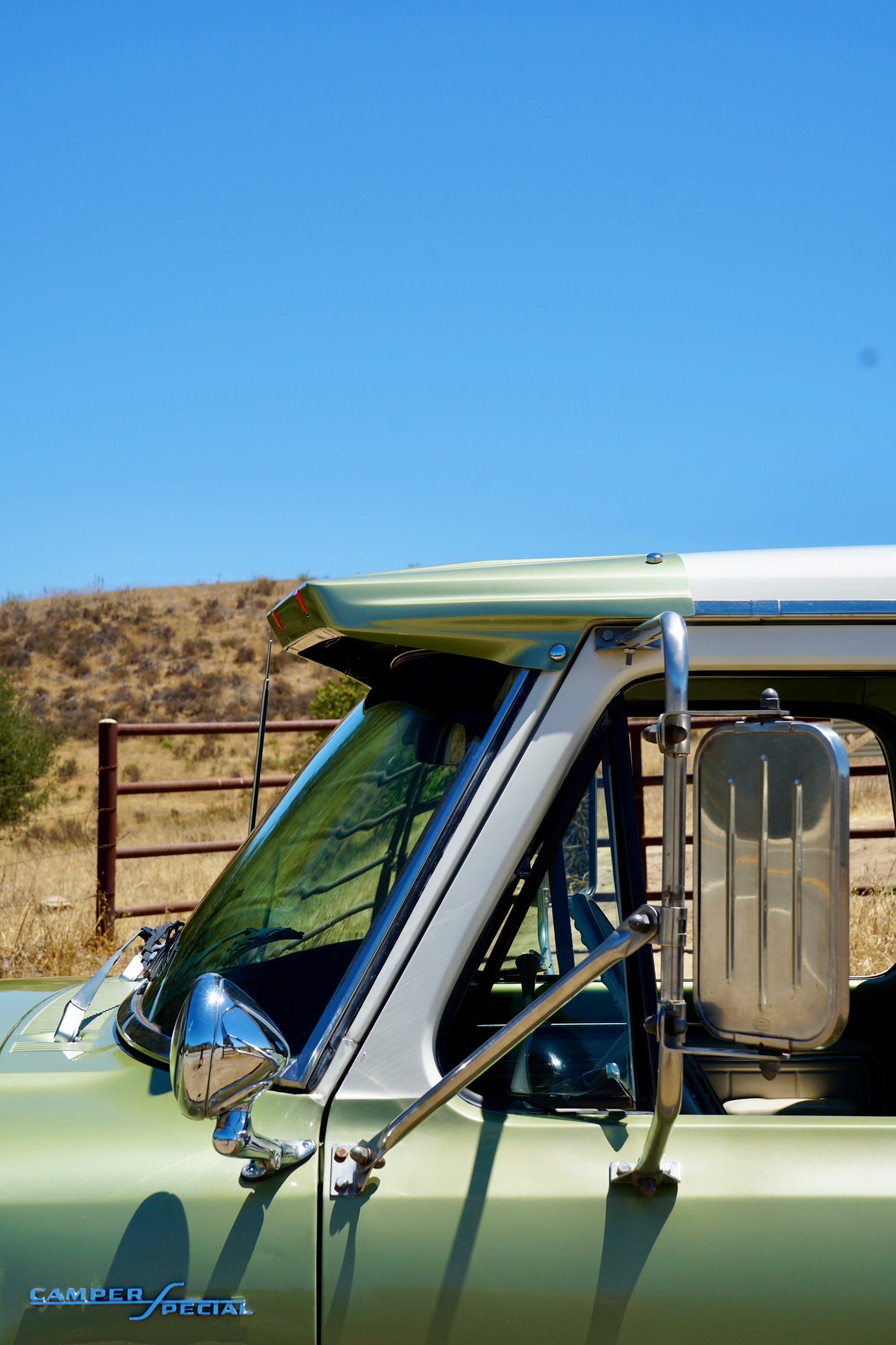 1967 Ford F-250 Lime Gold Camper Special FINE ART PRINT