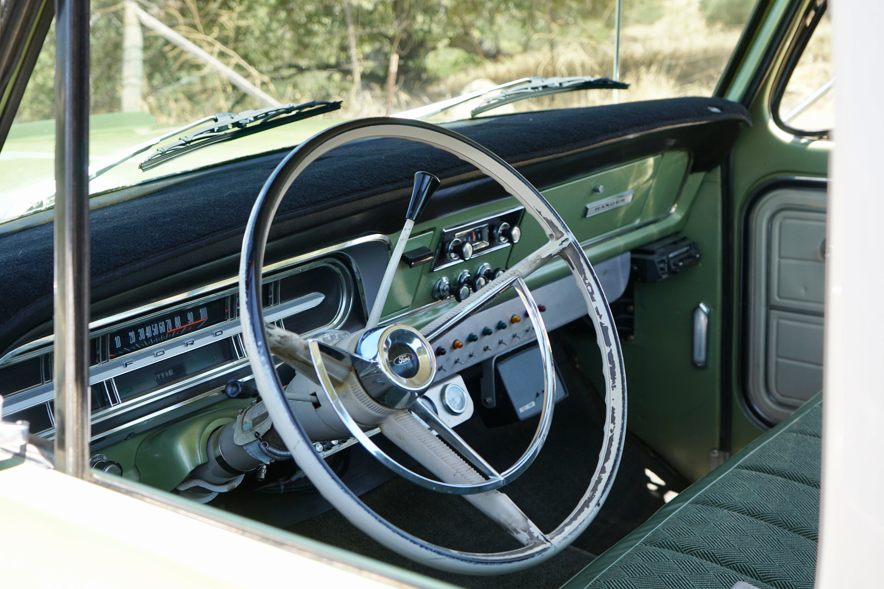 1967 Ford F-250 Lime Gold Camper Special FINE ART PRINT