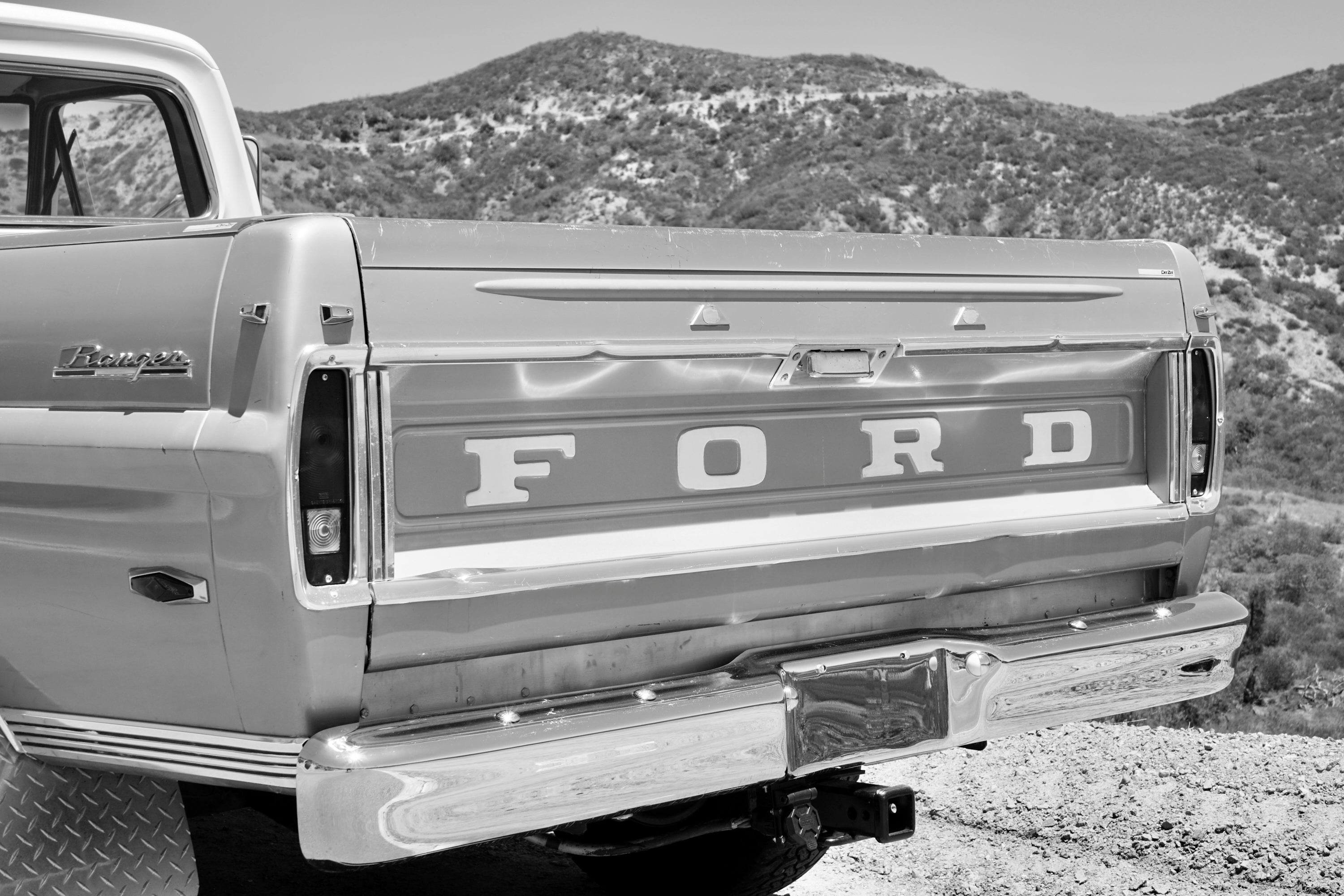 1967 Ford F-250 Lime Gold Camper Special FINE ART PRINT