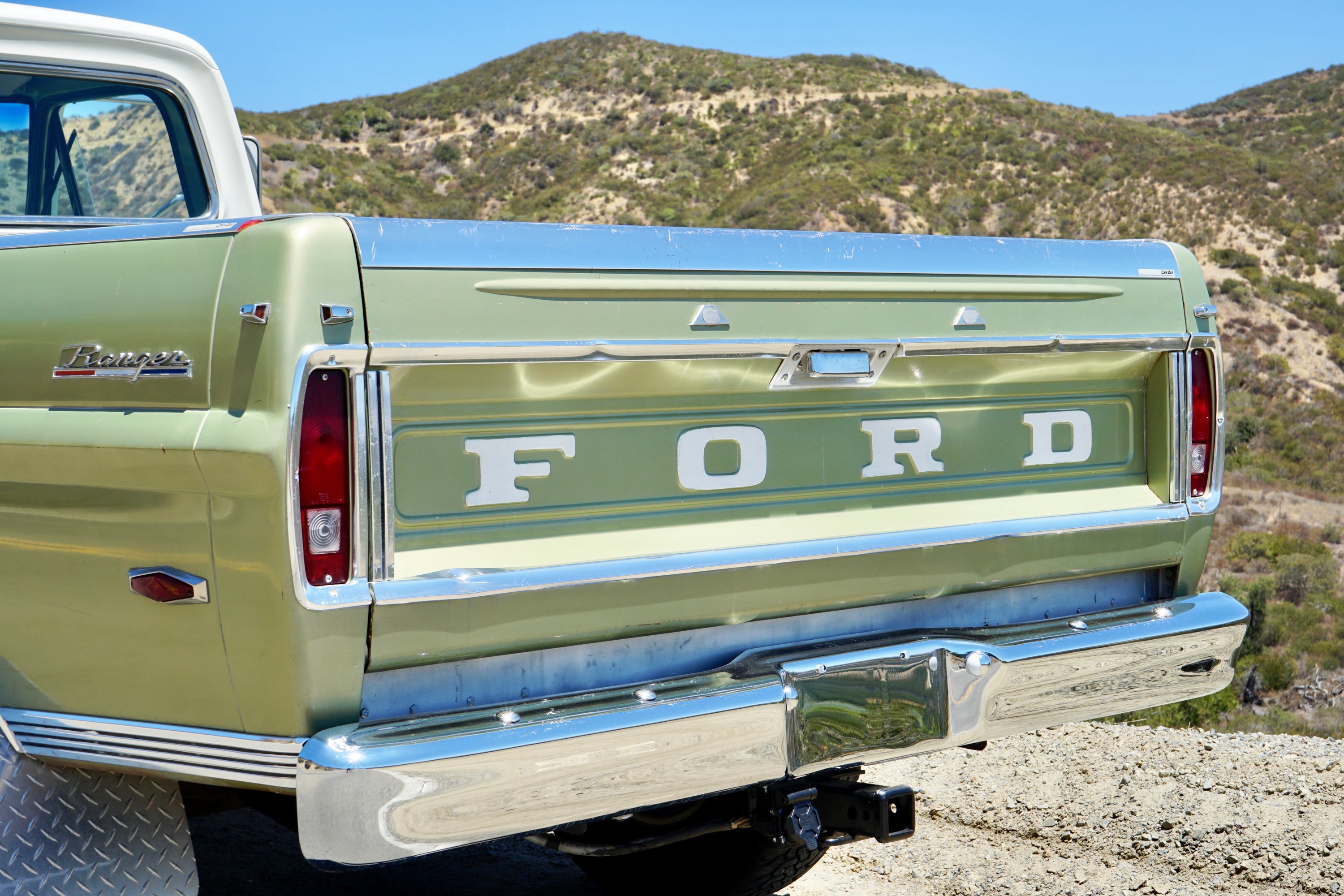 1967 Ford F-250 Lime Gold Camper Special FINE ART PRINT