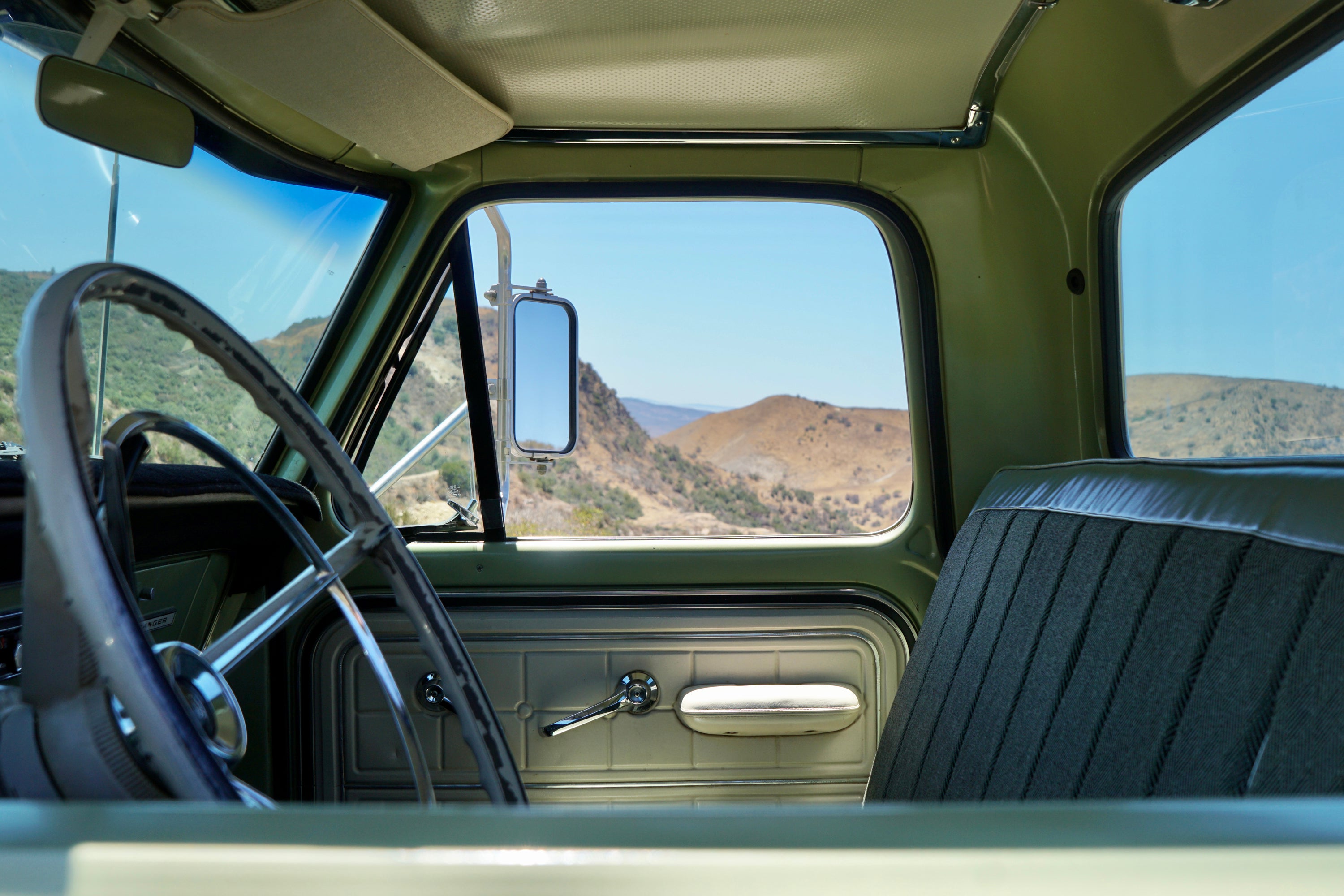 1967 Ford F-250 Lime Gold Camper Special FINE ART PRINT