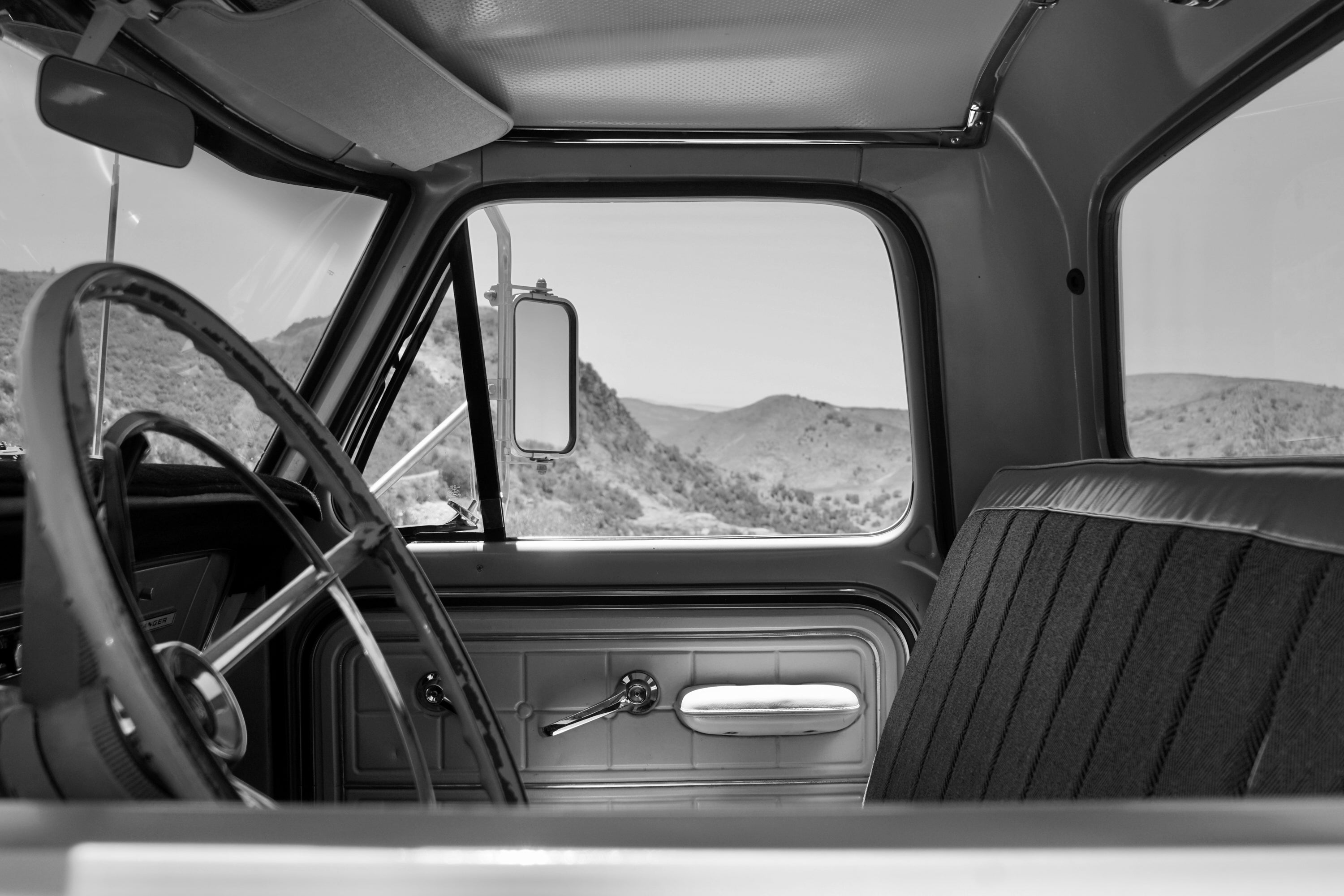 1967 Ford F-250 Lime Gold Camper Special FINE ART PRINT