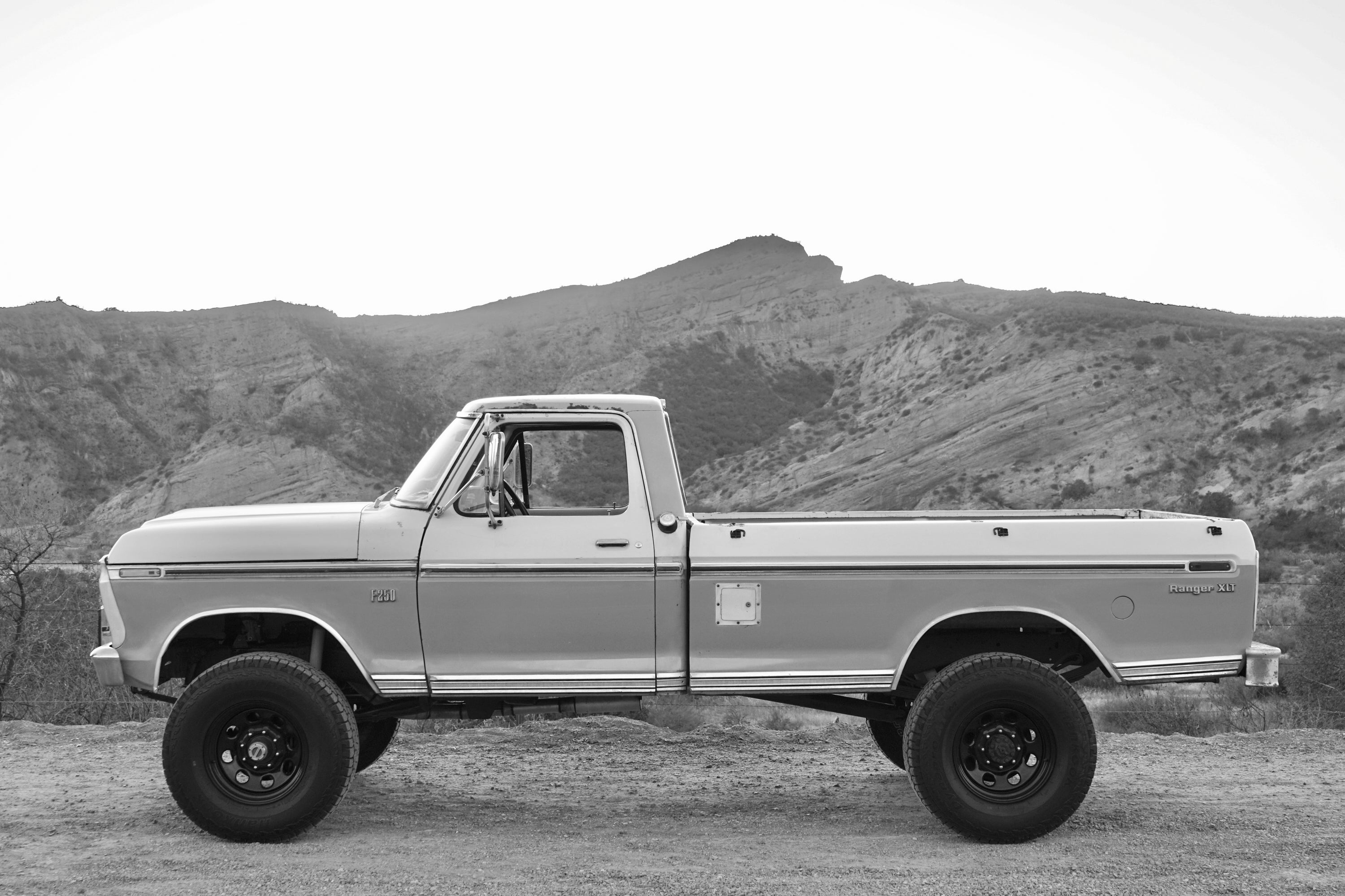 1975 Ford F-250 Highboy Glen Green FINE ART PRINT