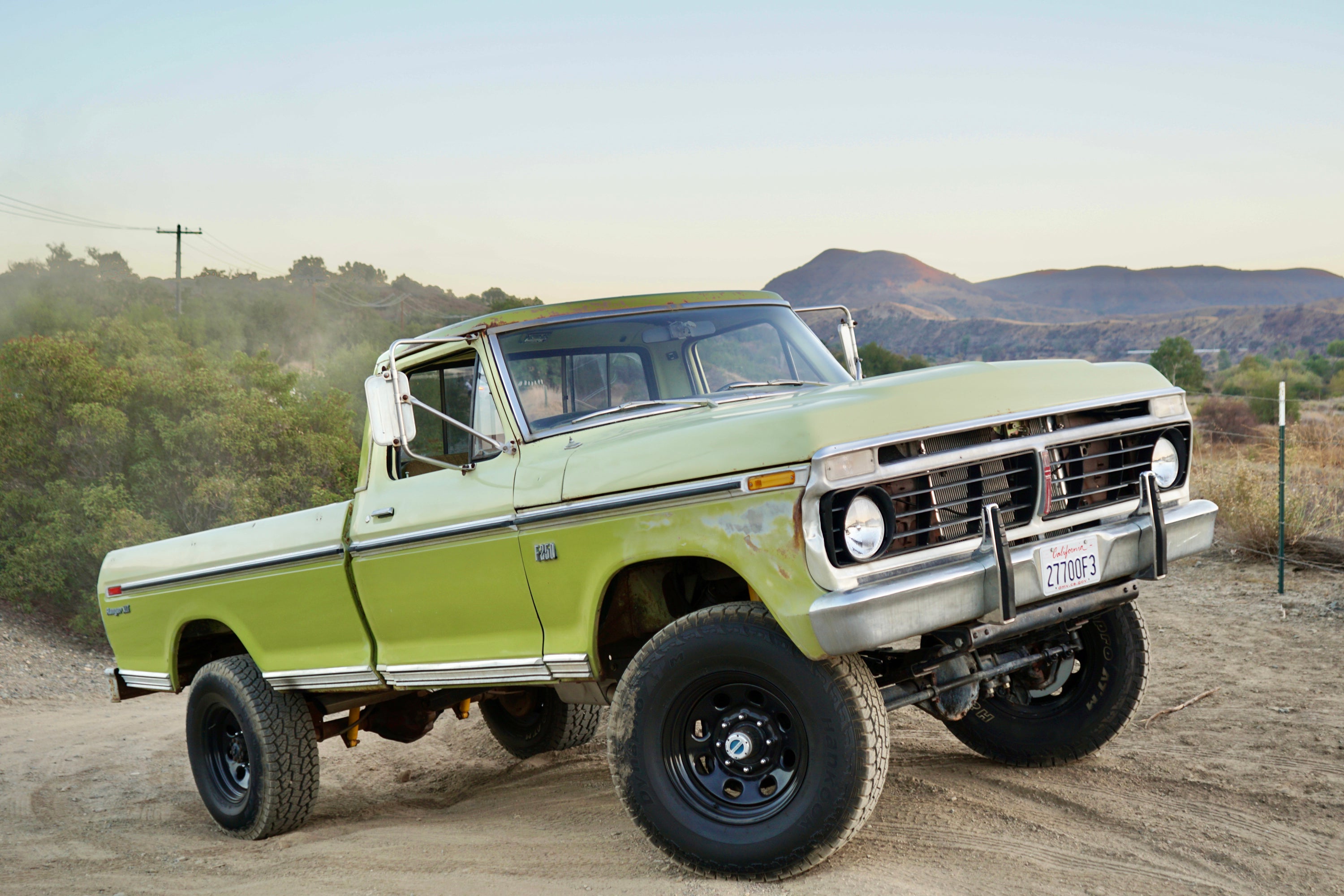 1975 Ford F-250 Highboy Glen Green FINE ART PRINT
