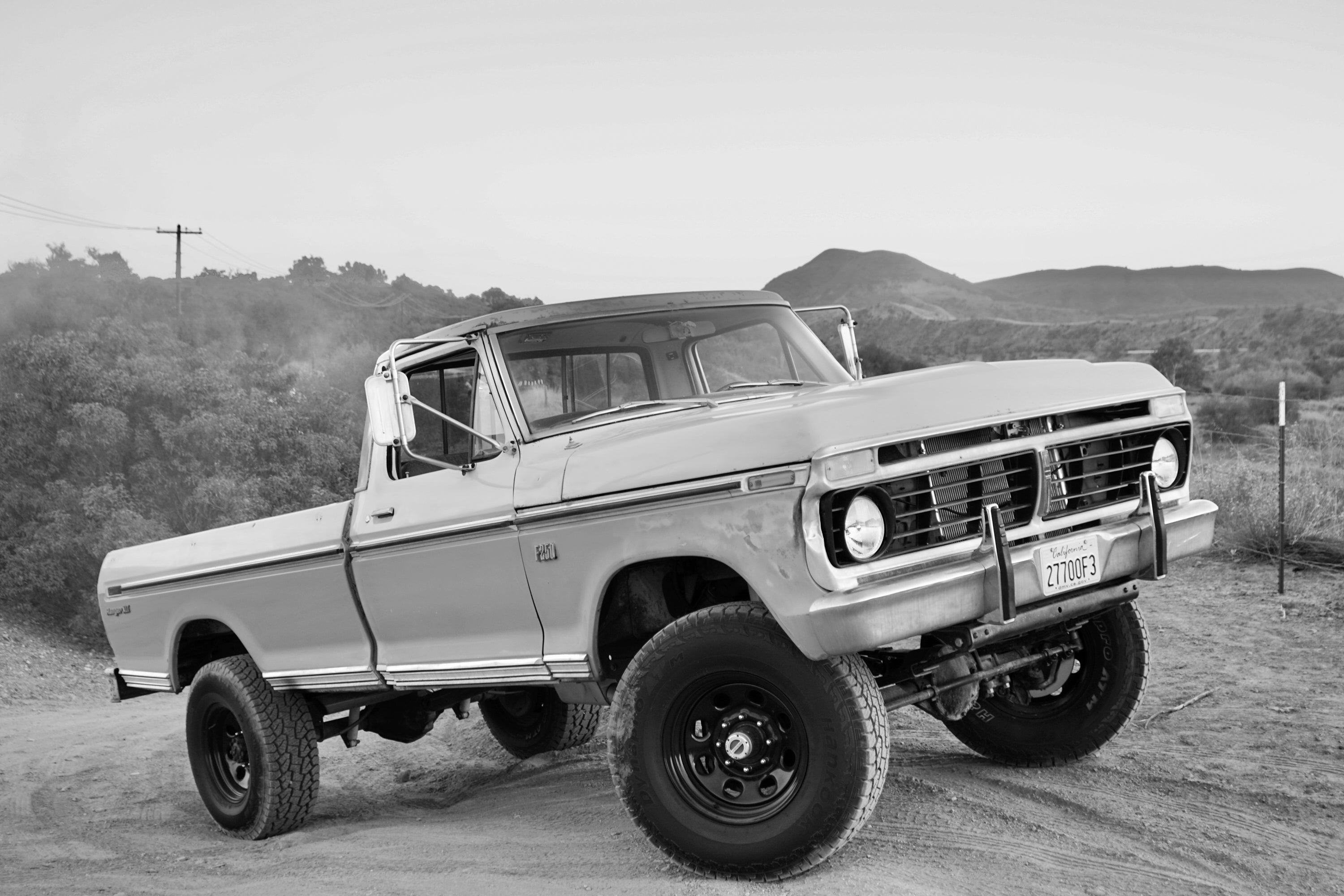 1975 Ford F-250 Highboy Glen Green FINE ART PRINT