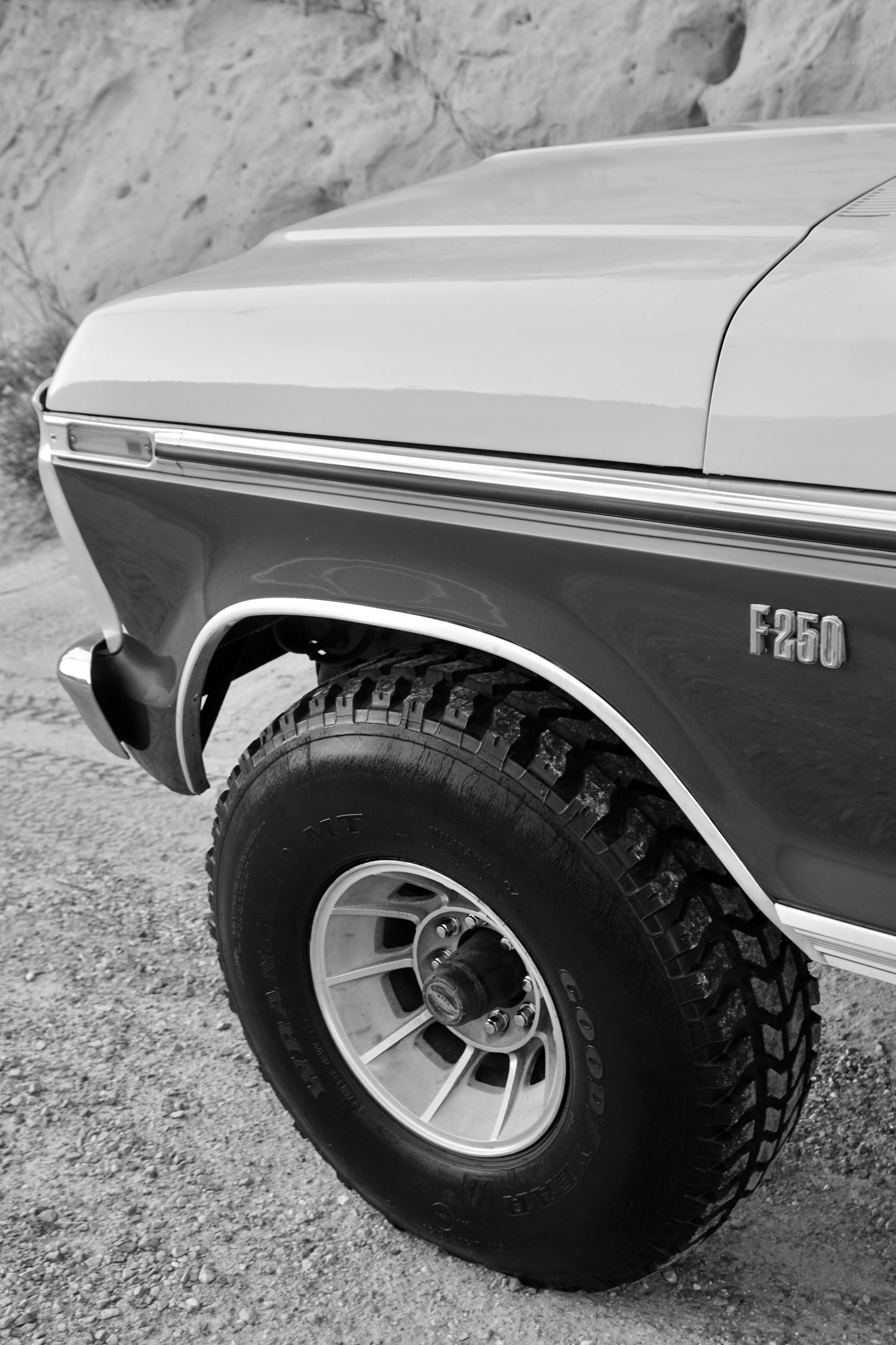 1973 Ford F-250 Highboy Bahama Blue FINE ART PRINT