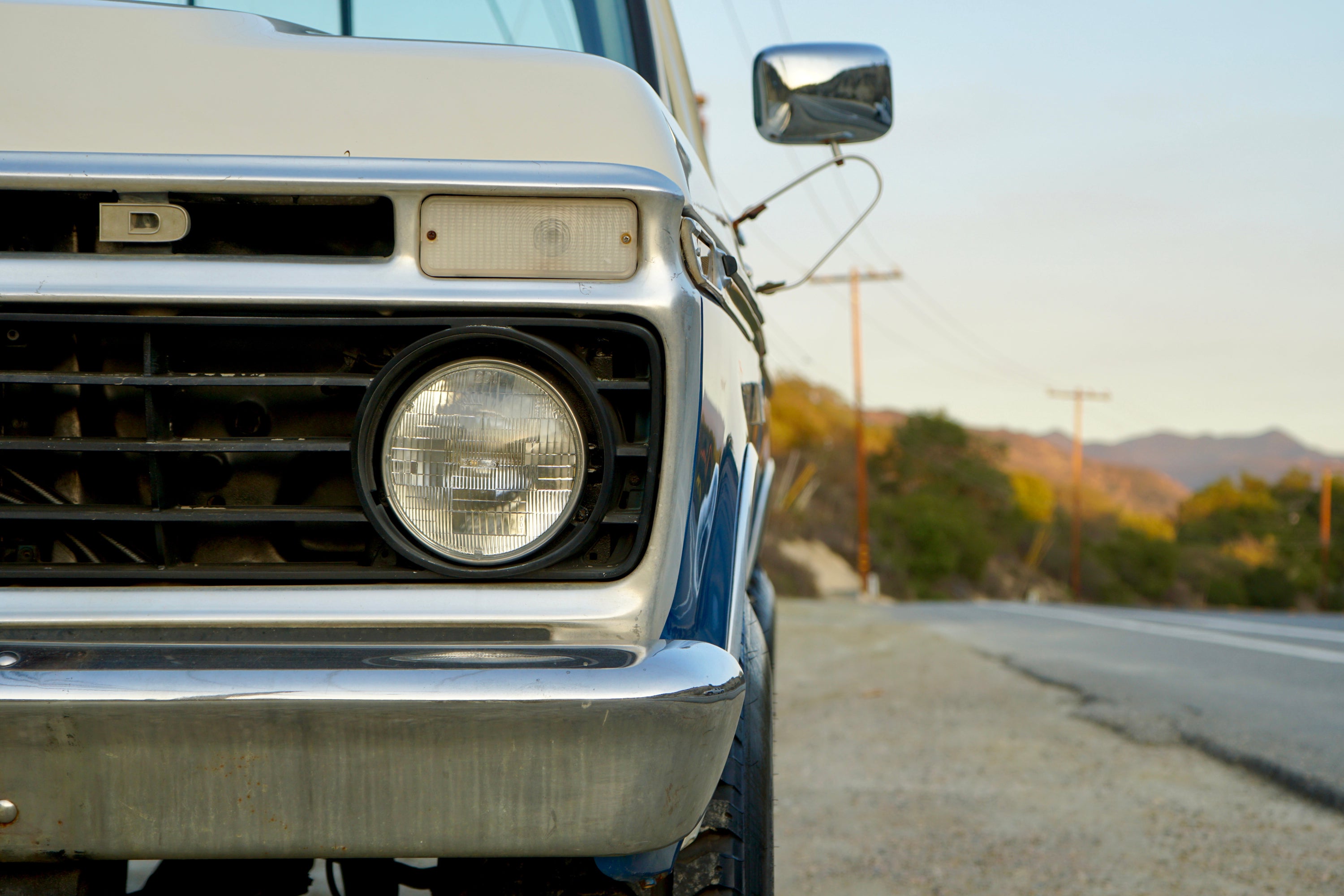1973 Ford F-250 Highboy Bahama Blue FINE ART PRINT