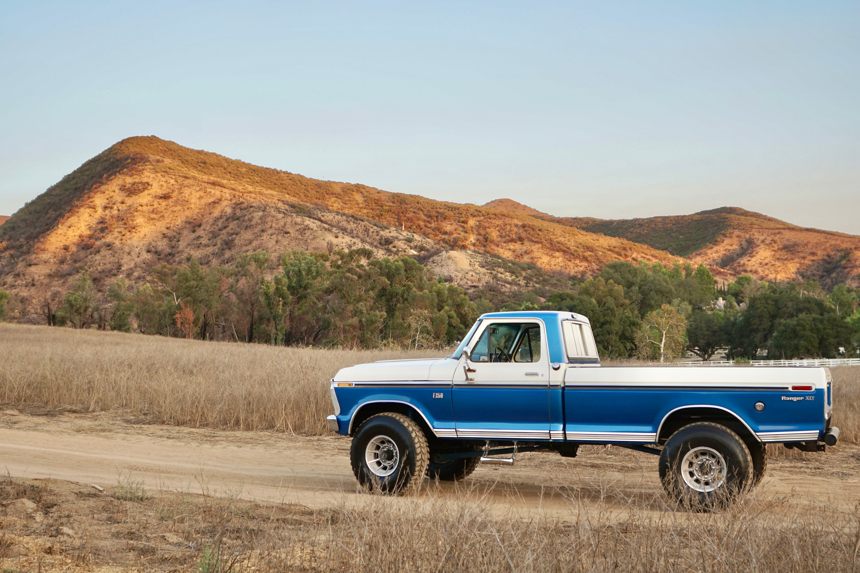 1973 Ford F-250 Highboy Bahama Blue FINE ART PRINT