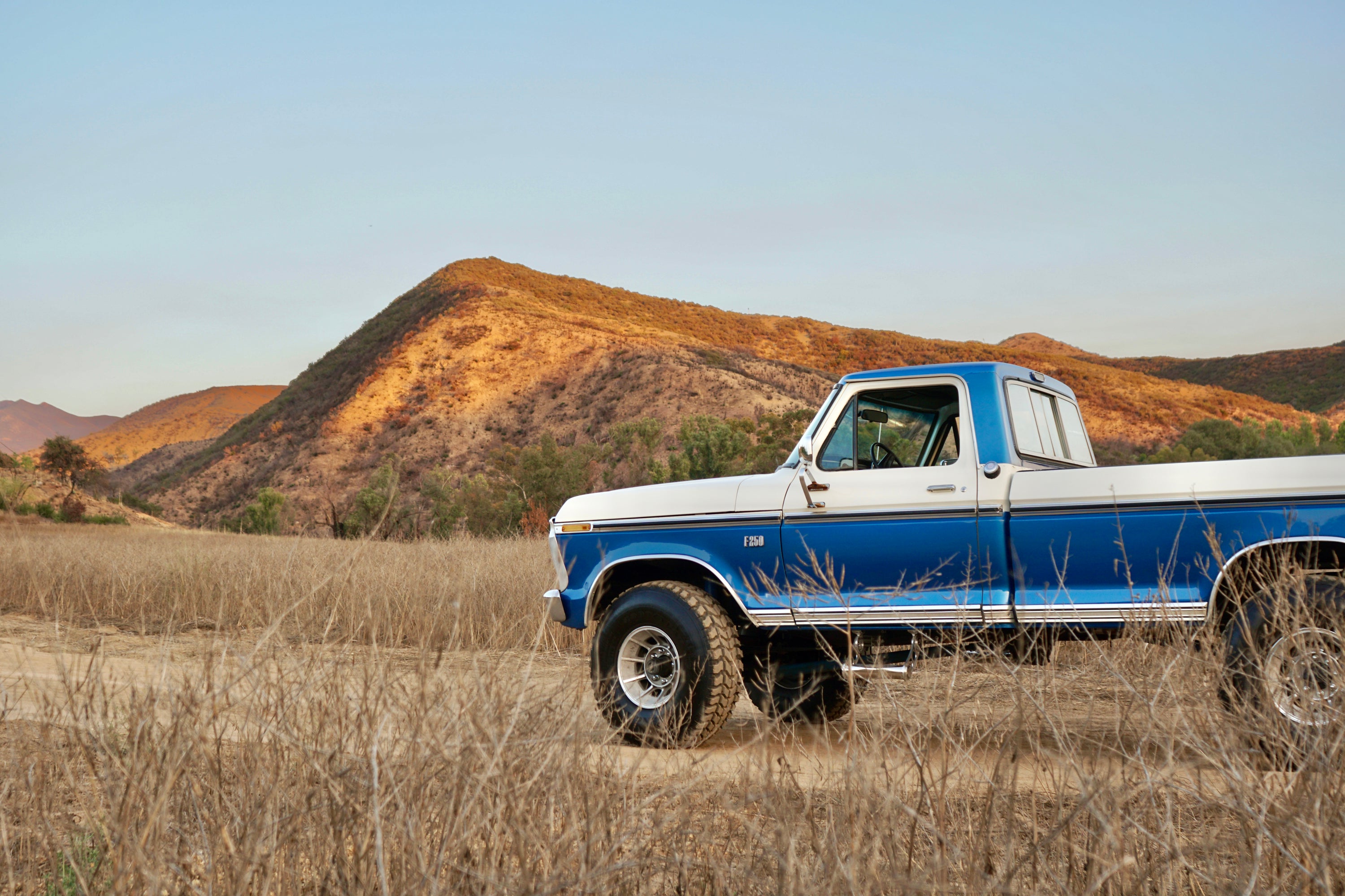 1973 Ford F-250 Highboy Bahama Blue FINE ART PRINT